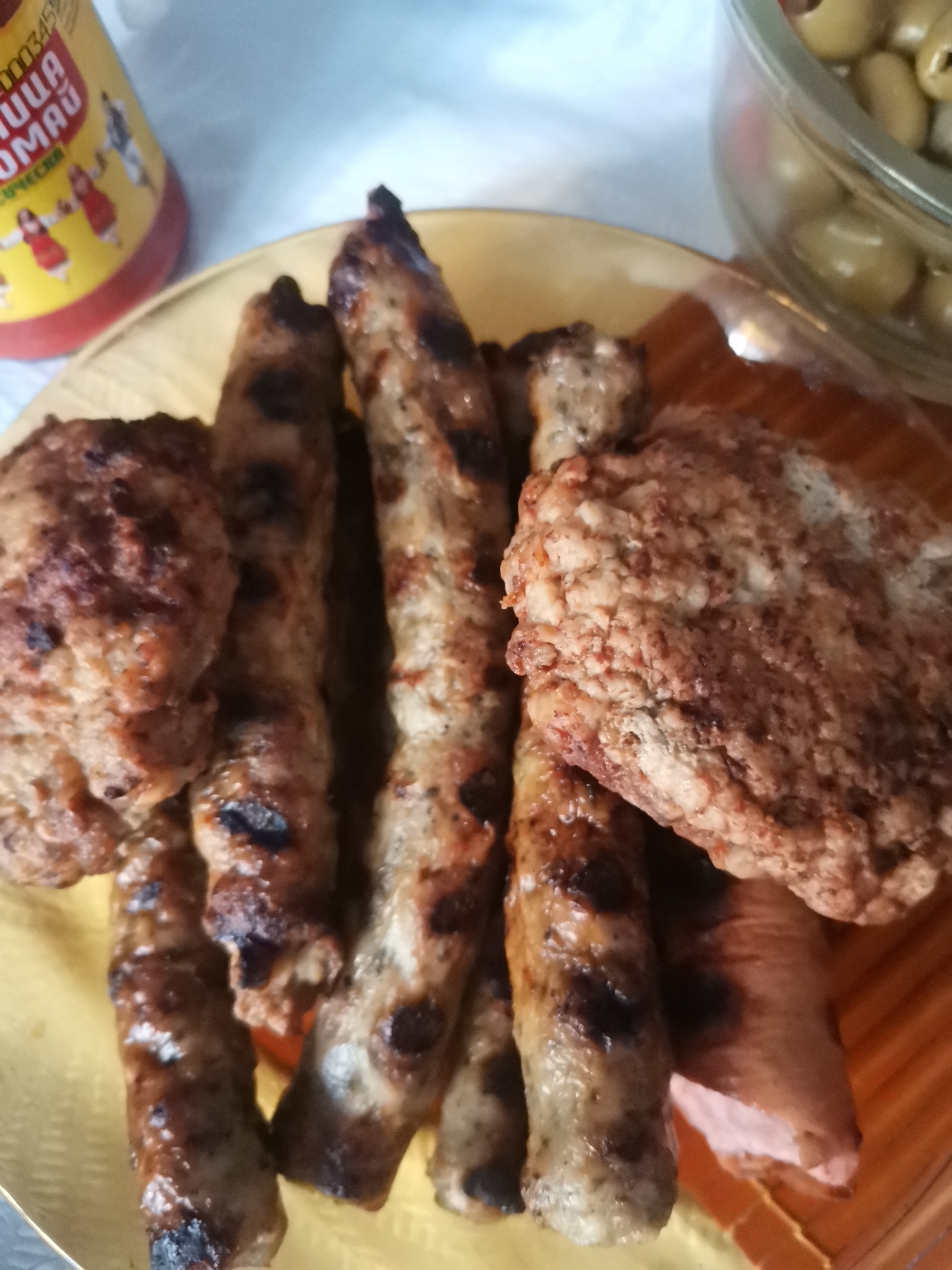 Traditional Bulgarian dinner preparation documented in Dimitrovgrad evening