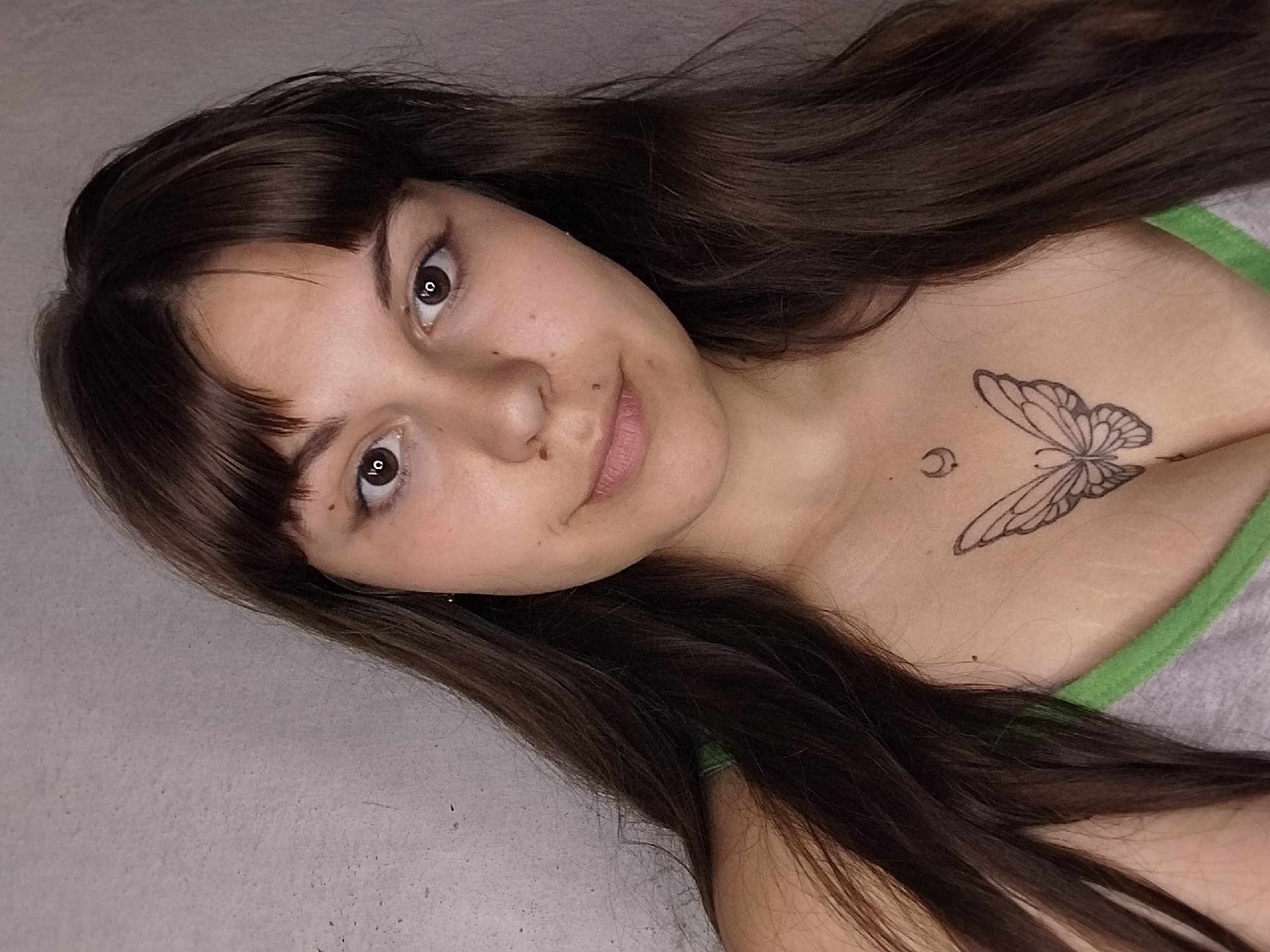 Selfie shots from an indoor space in Kozatske, Ukraine.
