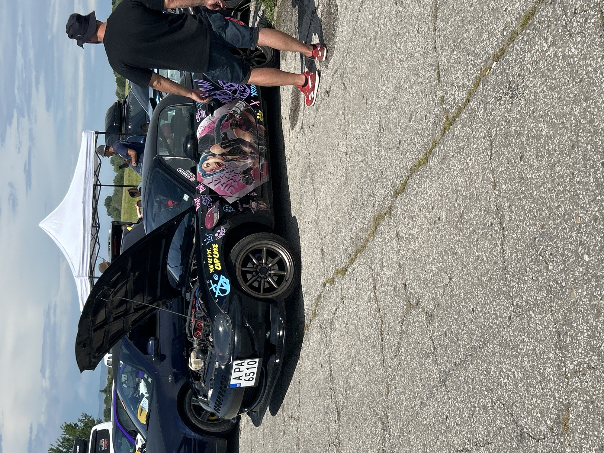 Car enthusiasts gather for modified vehicle meetup in Bulgaria