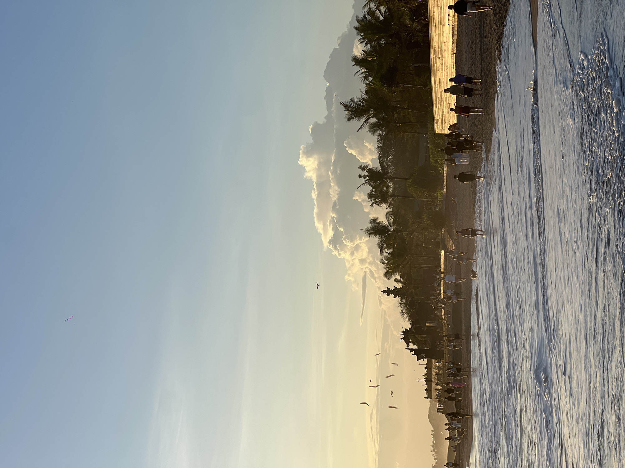 Beach day and moon watching captured in Canggu Indonesia