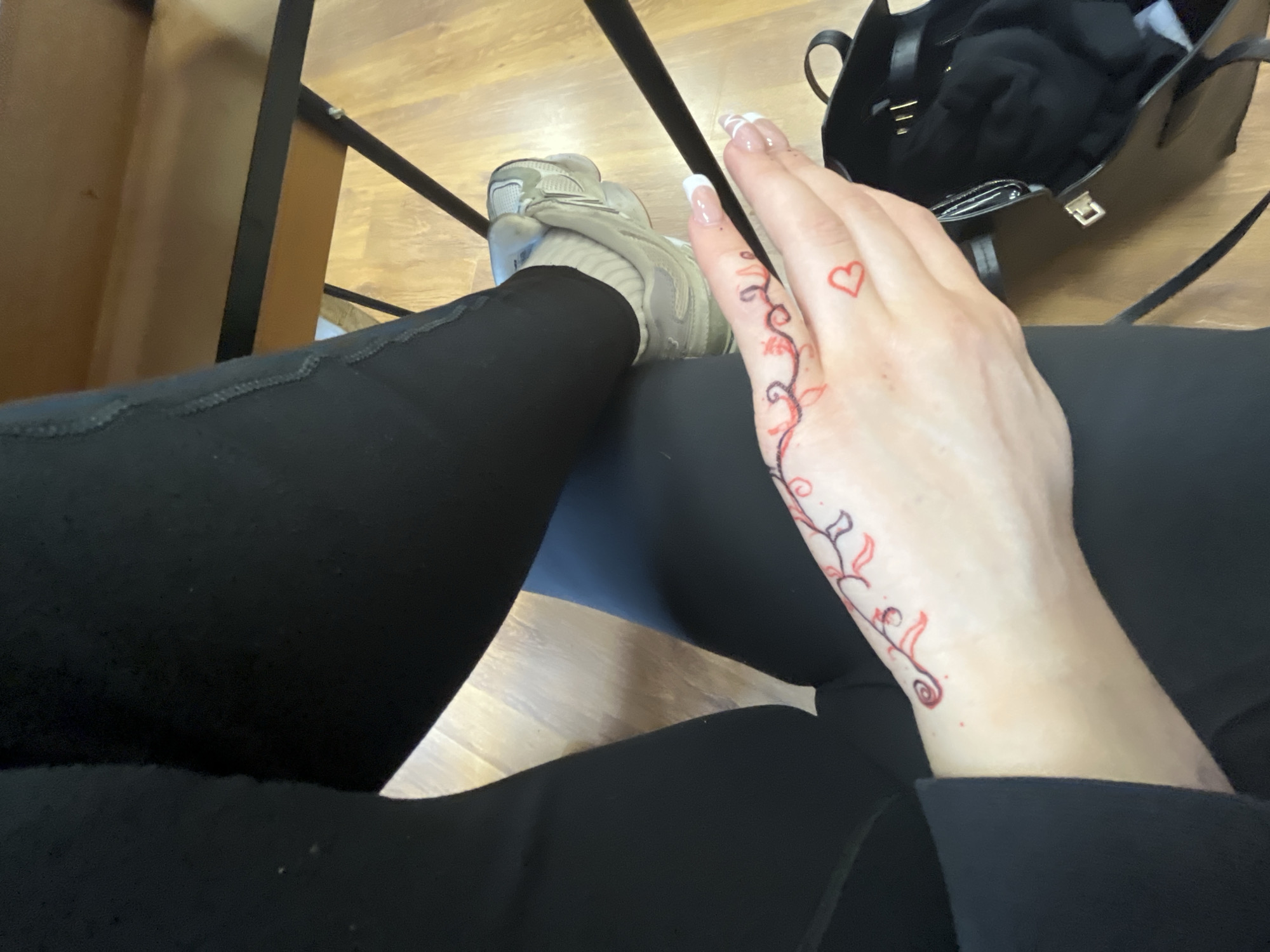 Student captures selfies and classroom moments during school day