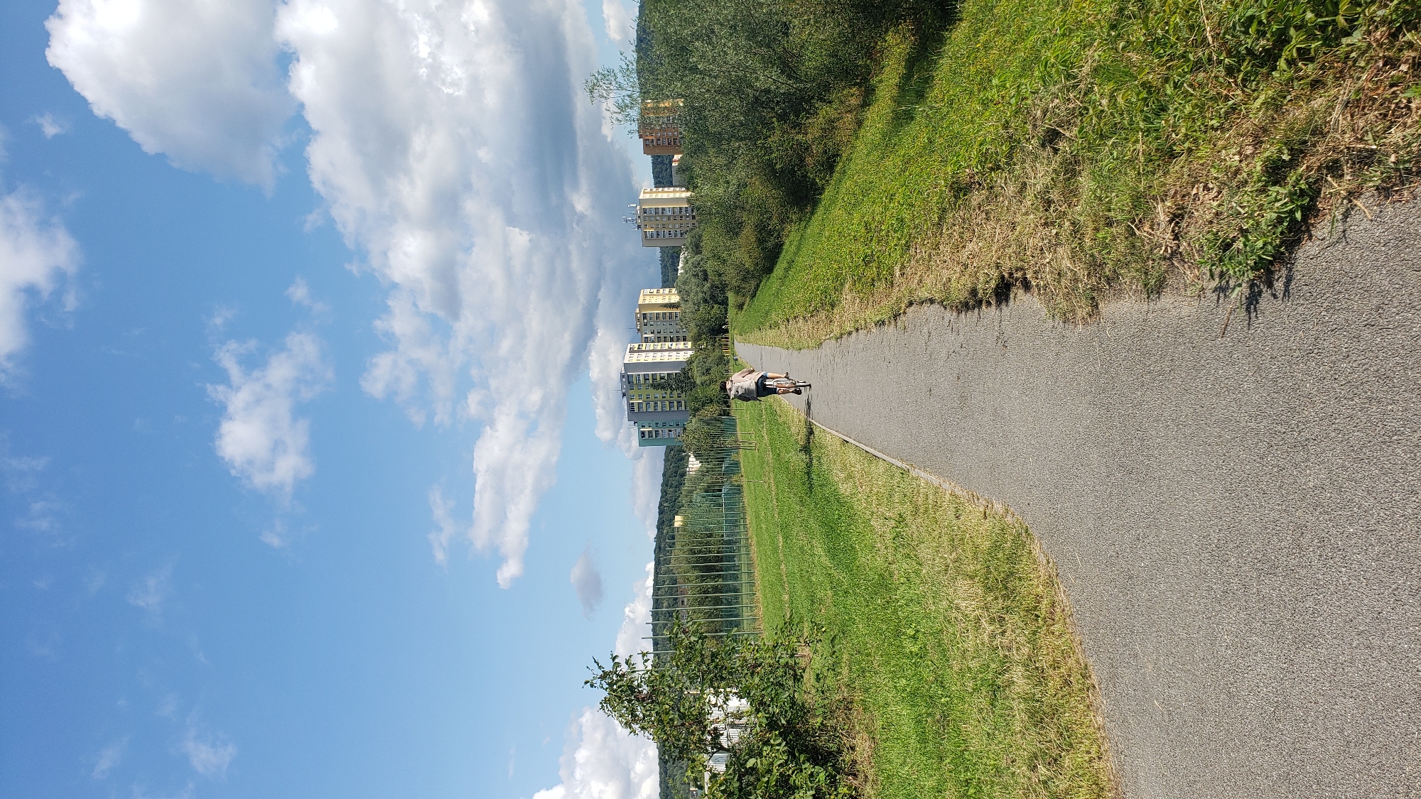 Morning along the Torysa: river, graffiti, and Prešov greenway