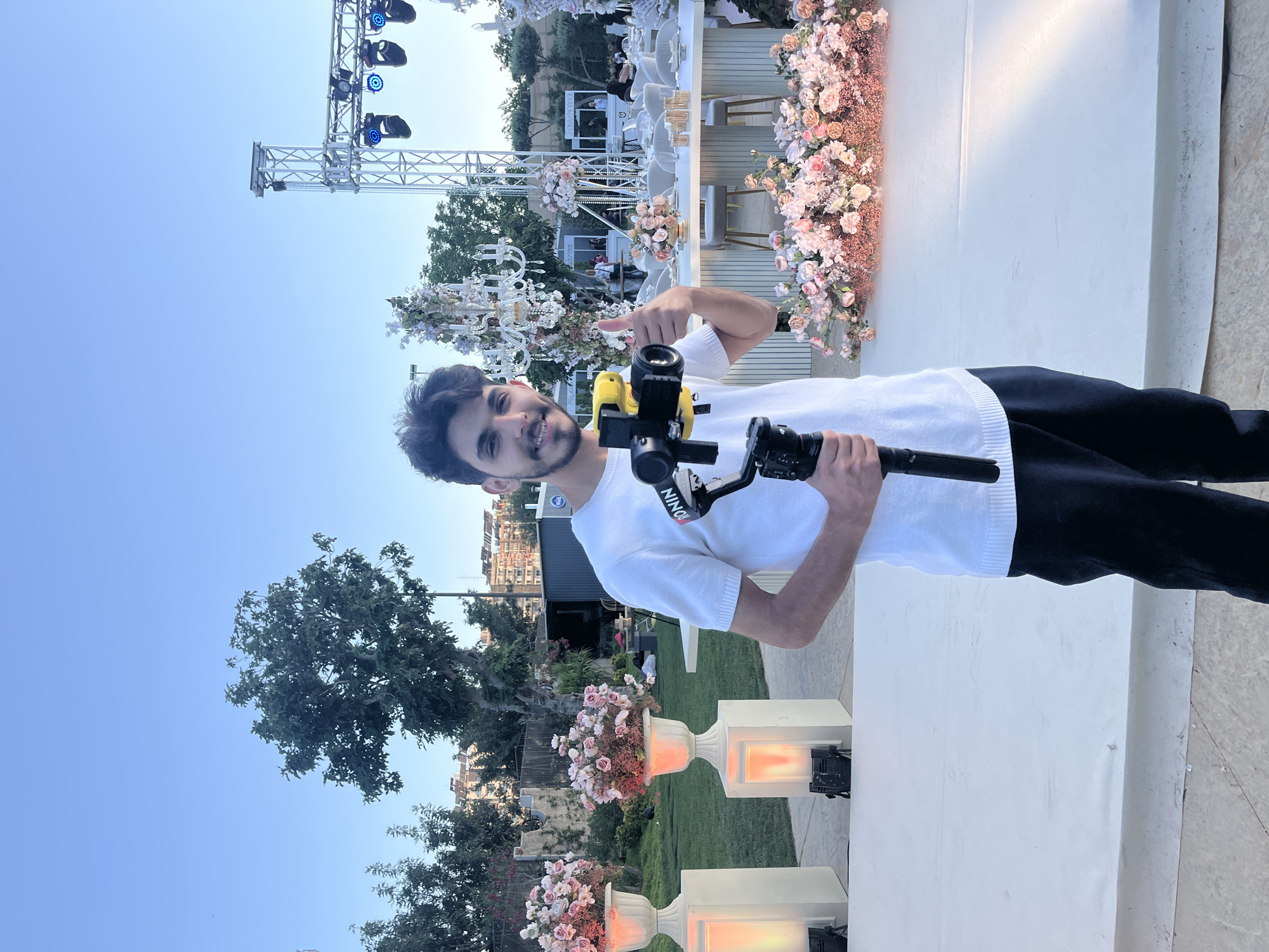 Wedding reception documented by videographer in Barza Municipality, Syria