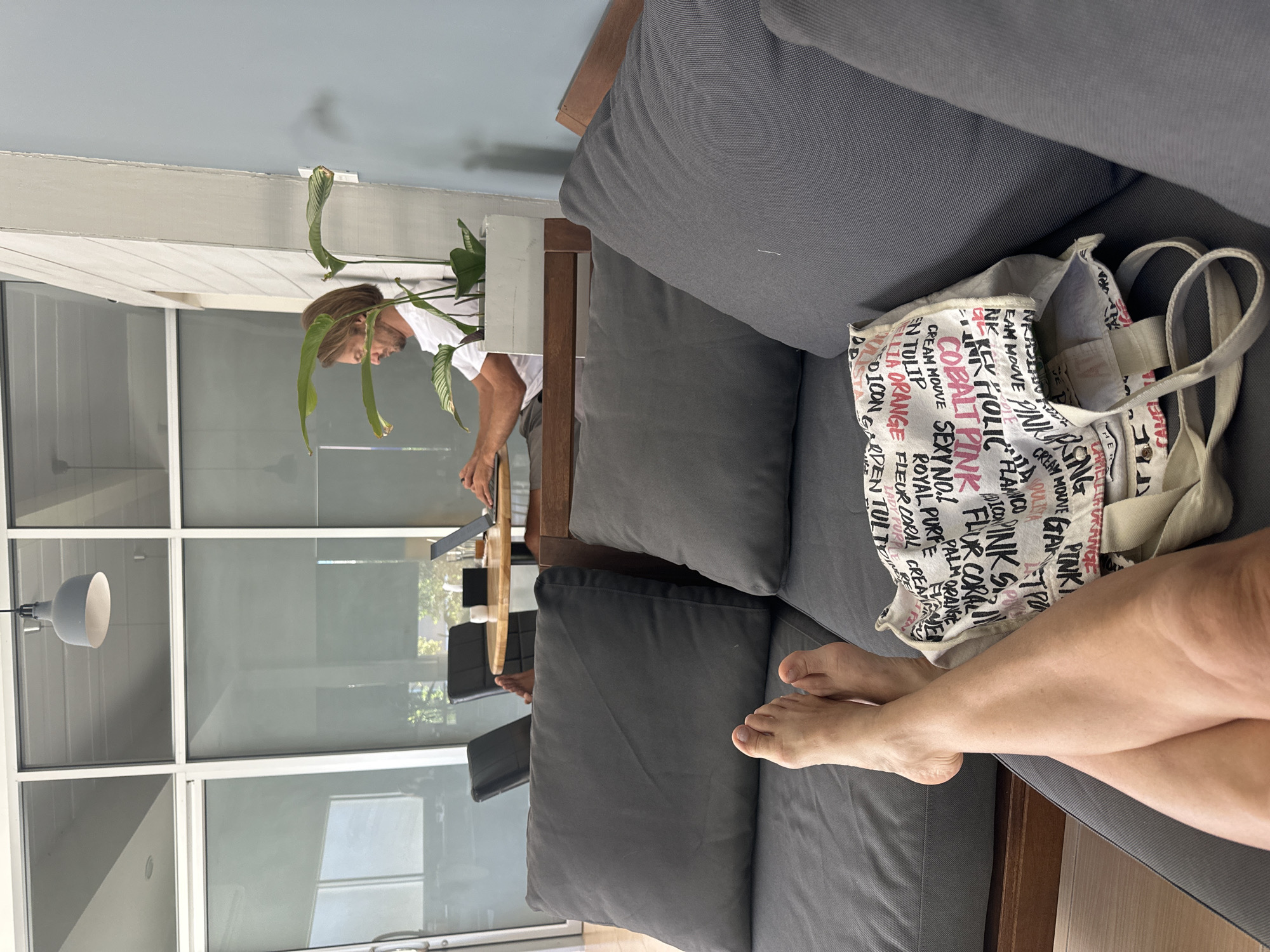 Morning cafe scene in Koh Phangan shows digital nomads