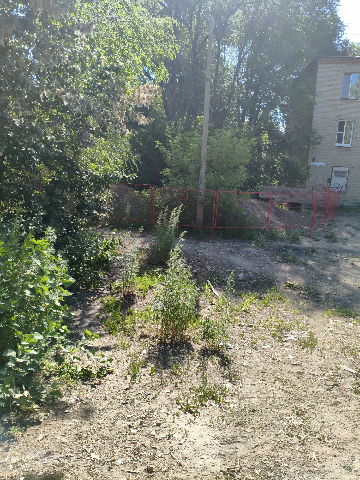 Rubtsovsk apartment district mid-repair, wear and work visible