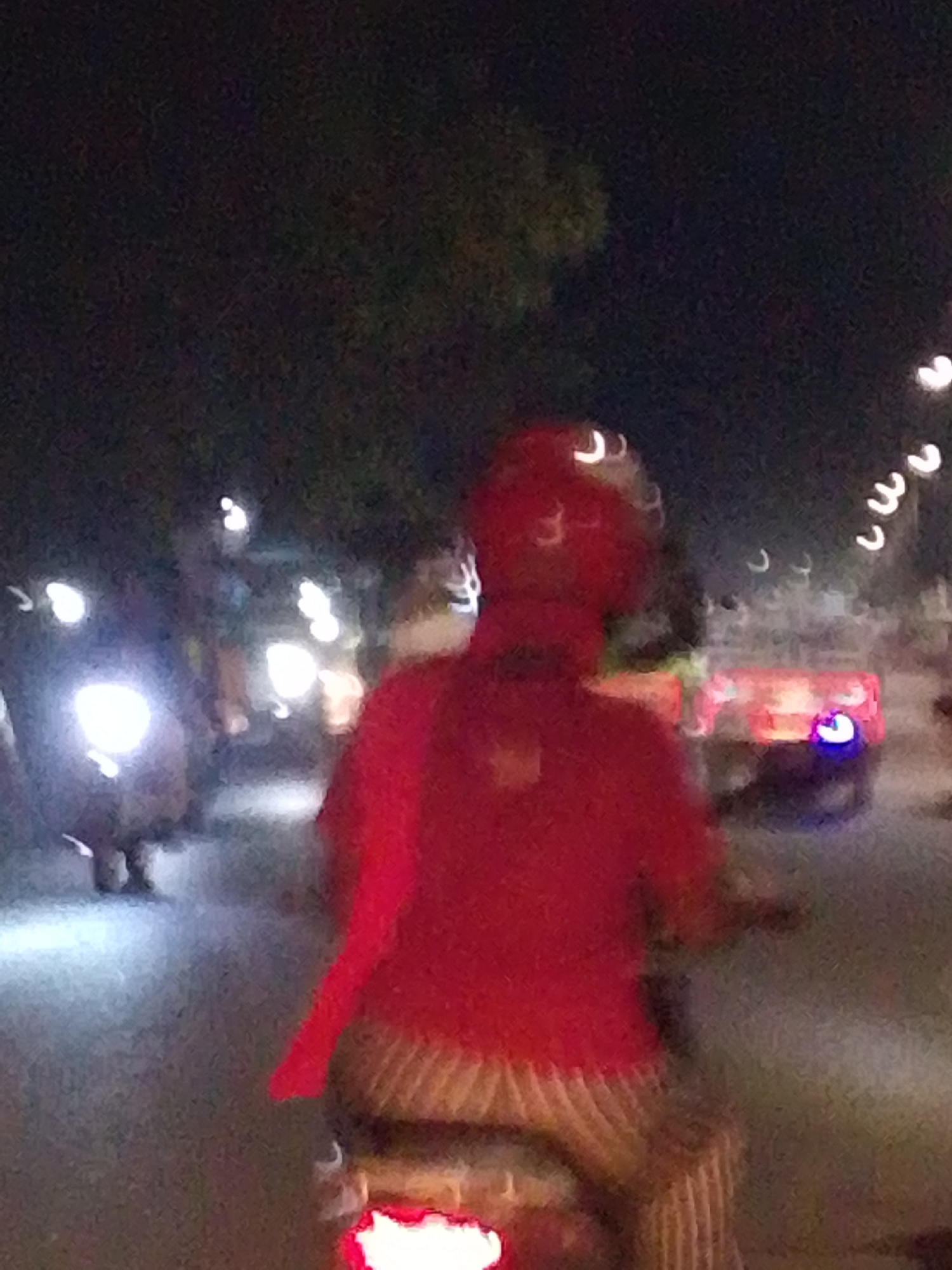 Motorcyclist captured on Tamale street during evening hours