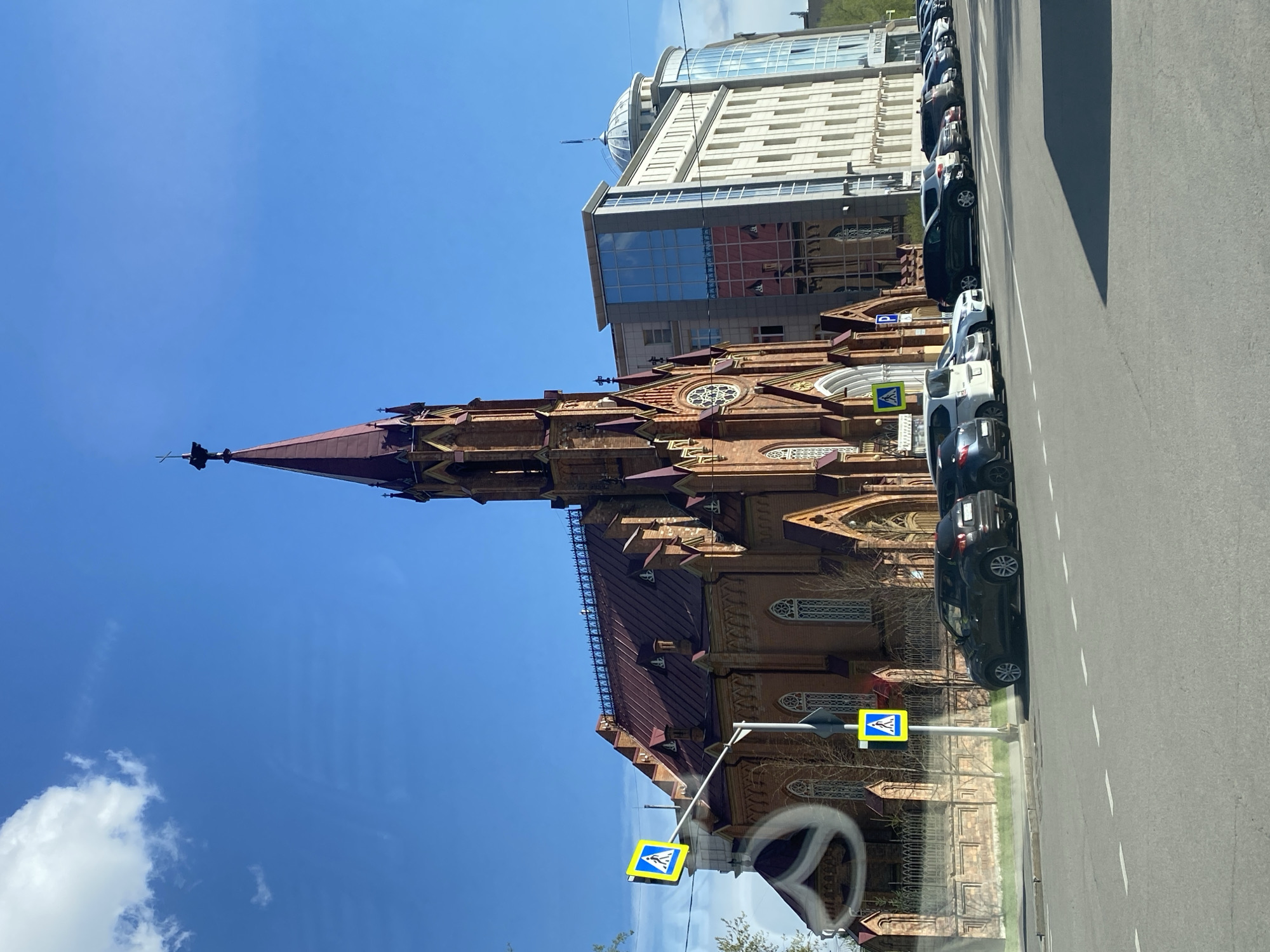 Morning documentation of historical landmarks in Irkutsk, Russia