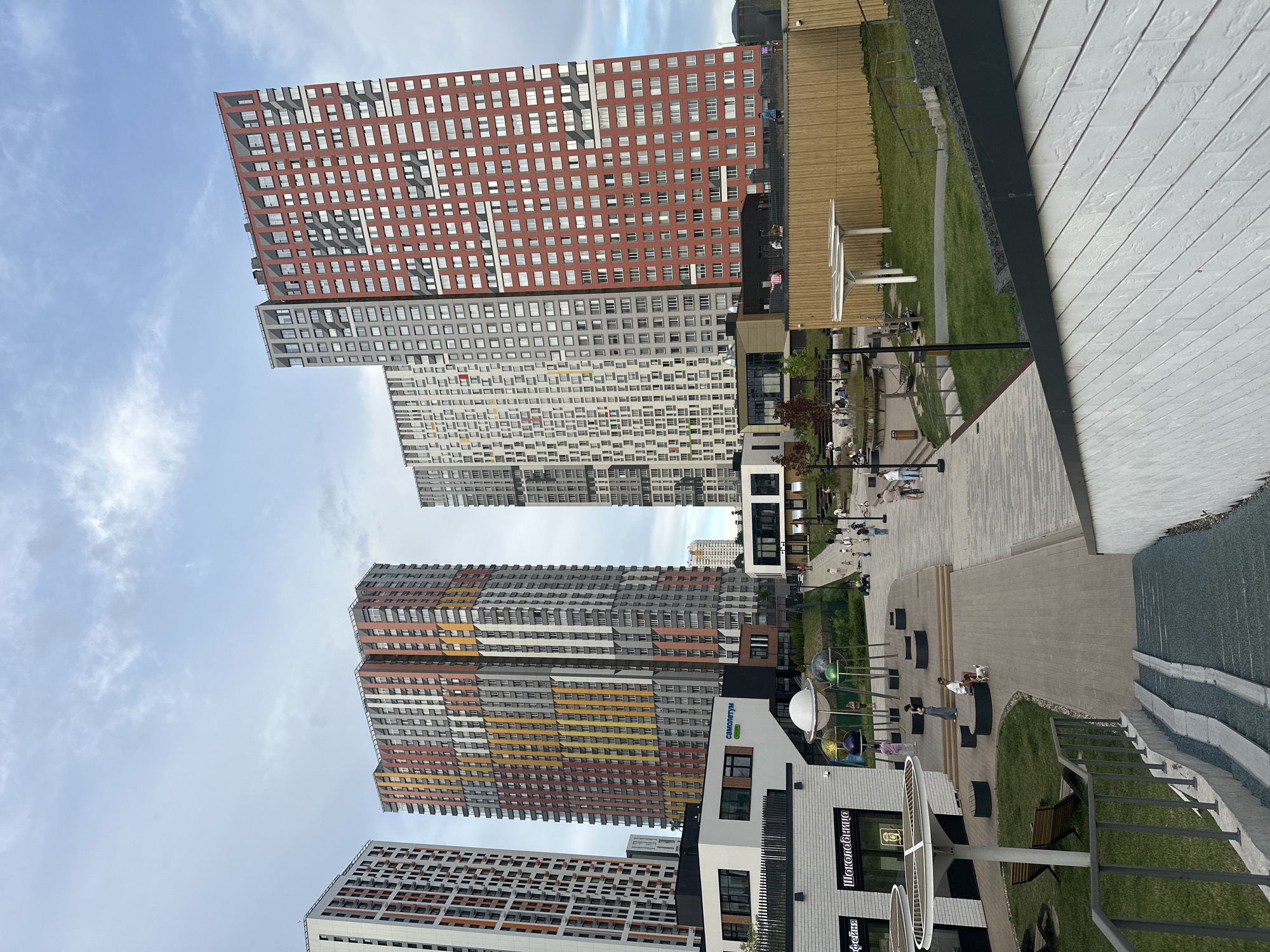 Modern residential complex in Krasnogorsk, multiple angles