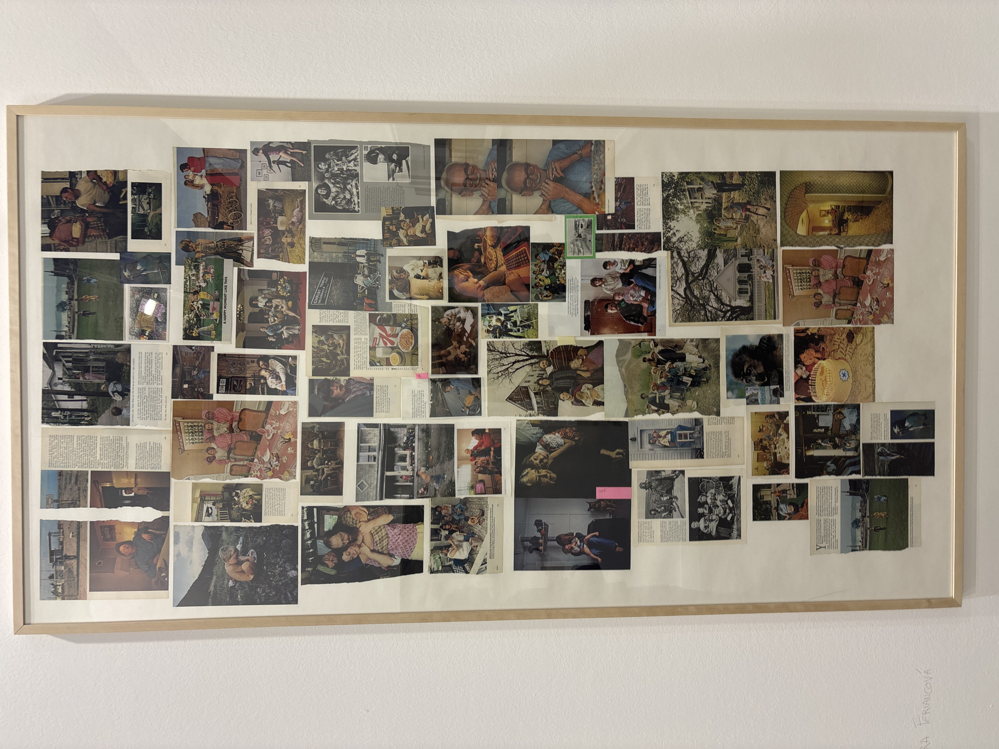 Gallery visitors document diverse artworks in Milan exhibition