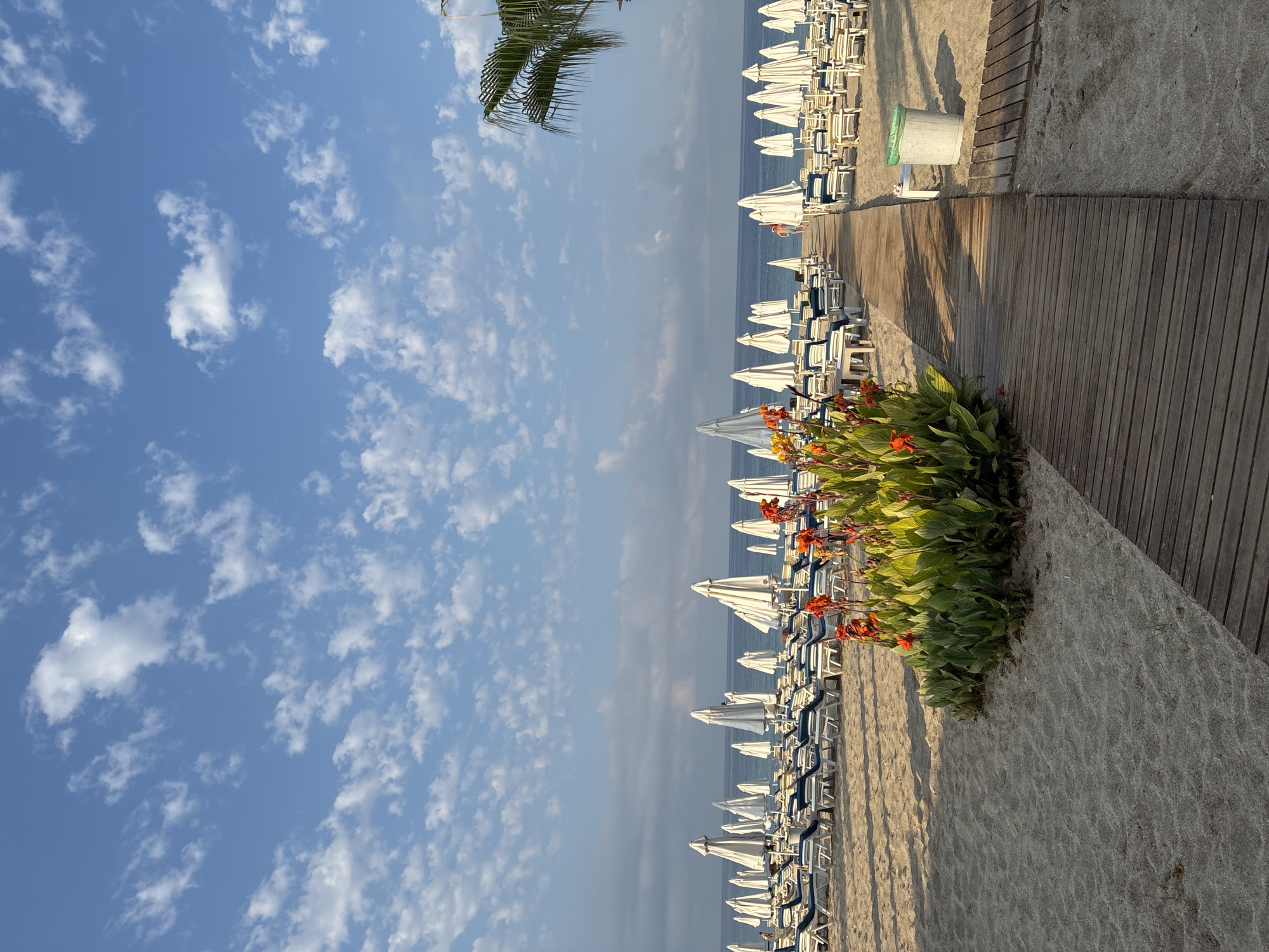 Alanya beachfront and streets on a bright summer morning