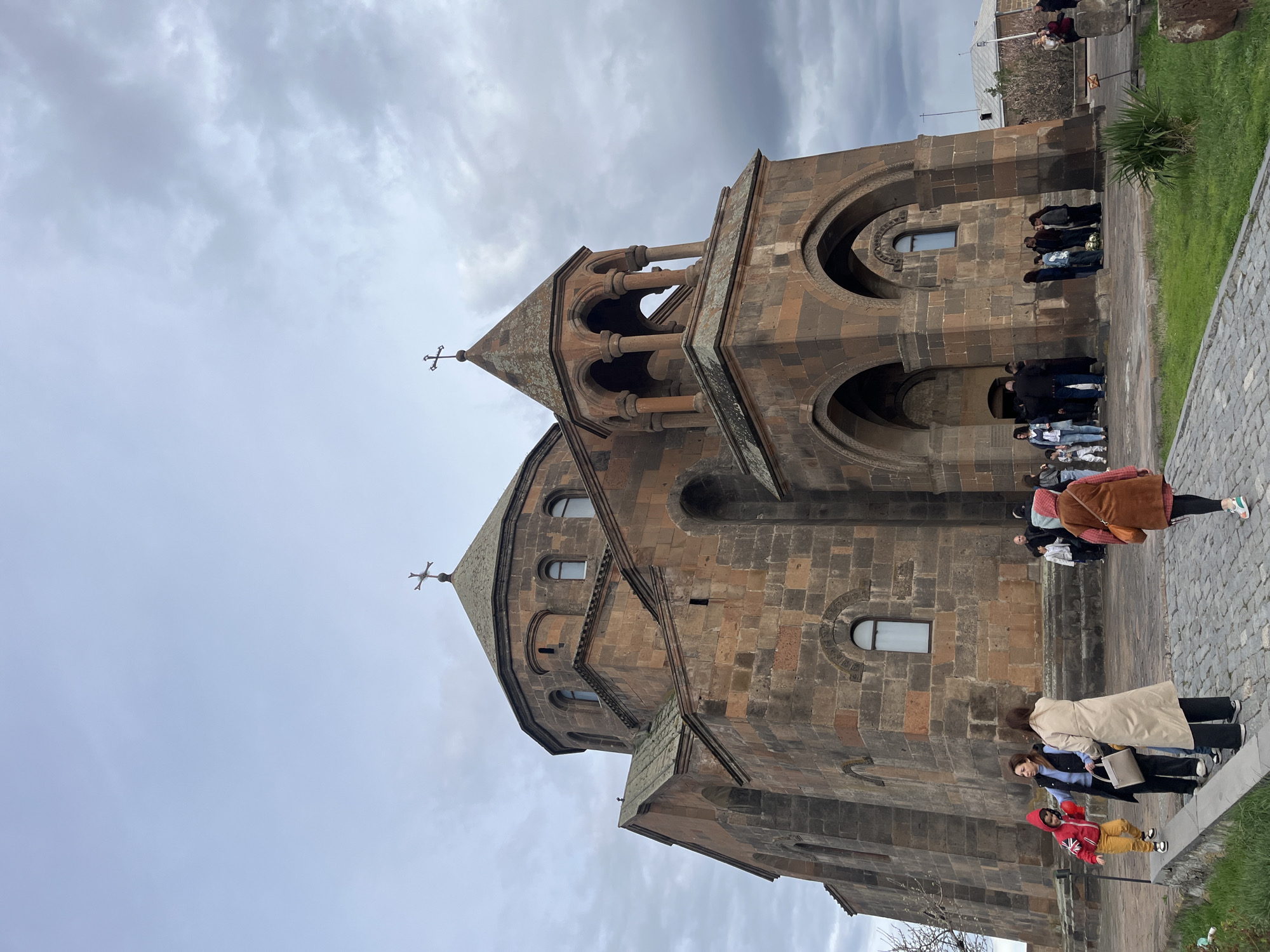 Historic Saint Hripsime Church documented in Vagharshapat, Armenia
