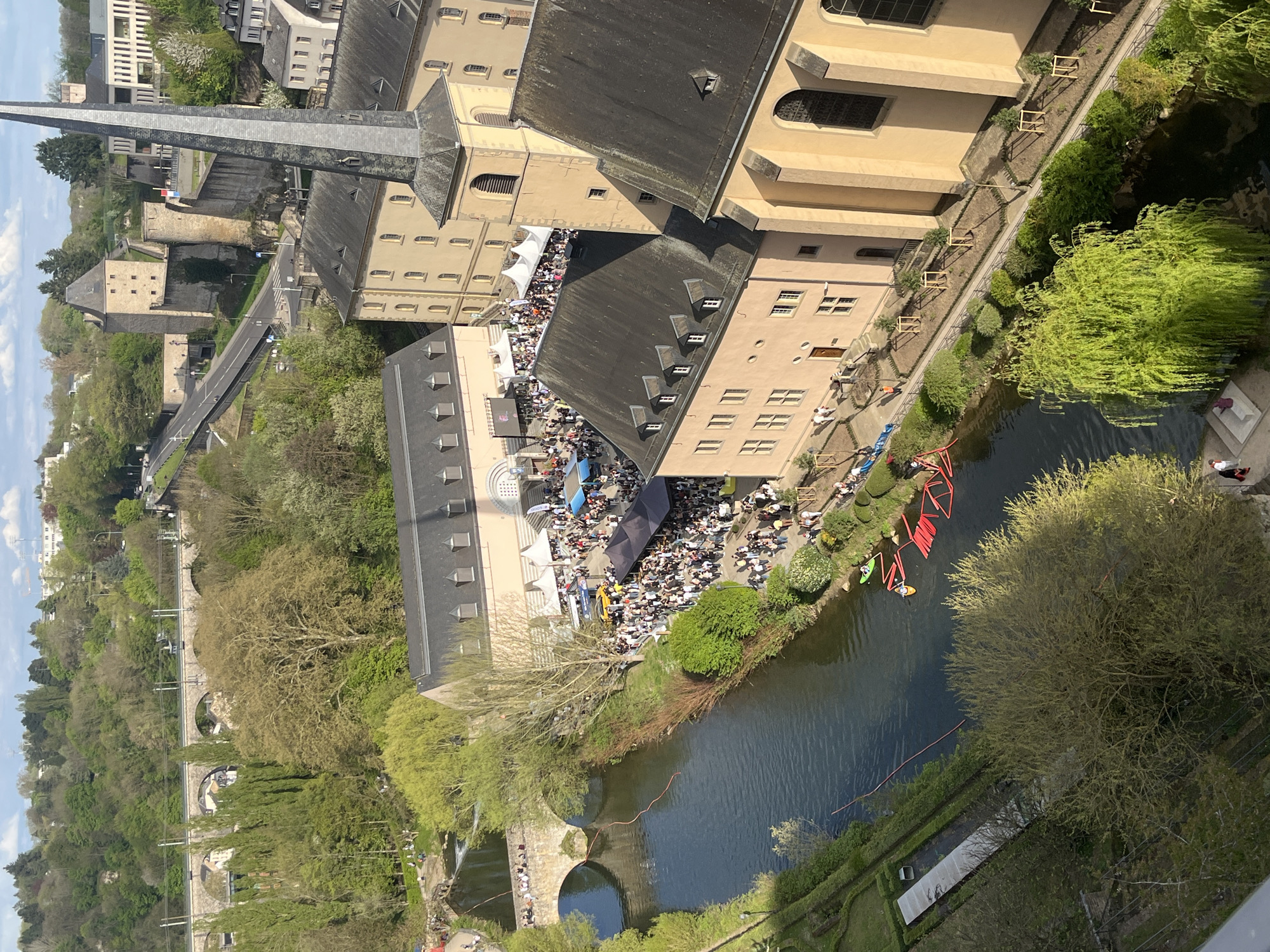 Large riverside gathering draws crowds to Luxembourg City waterfront