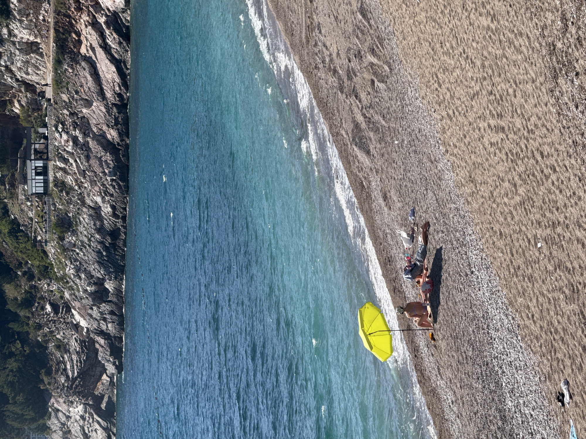 Coastal scenery documented in Kamenovo, Montenegro during midday