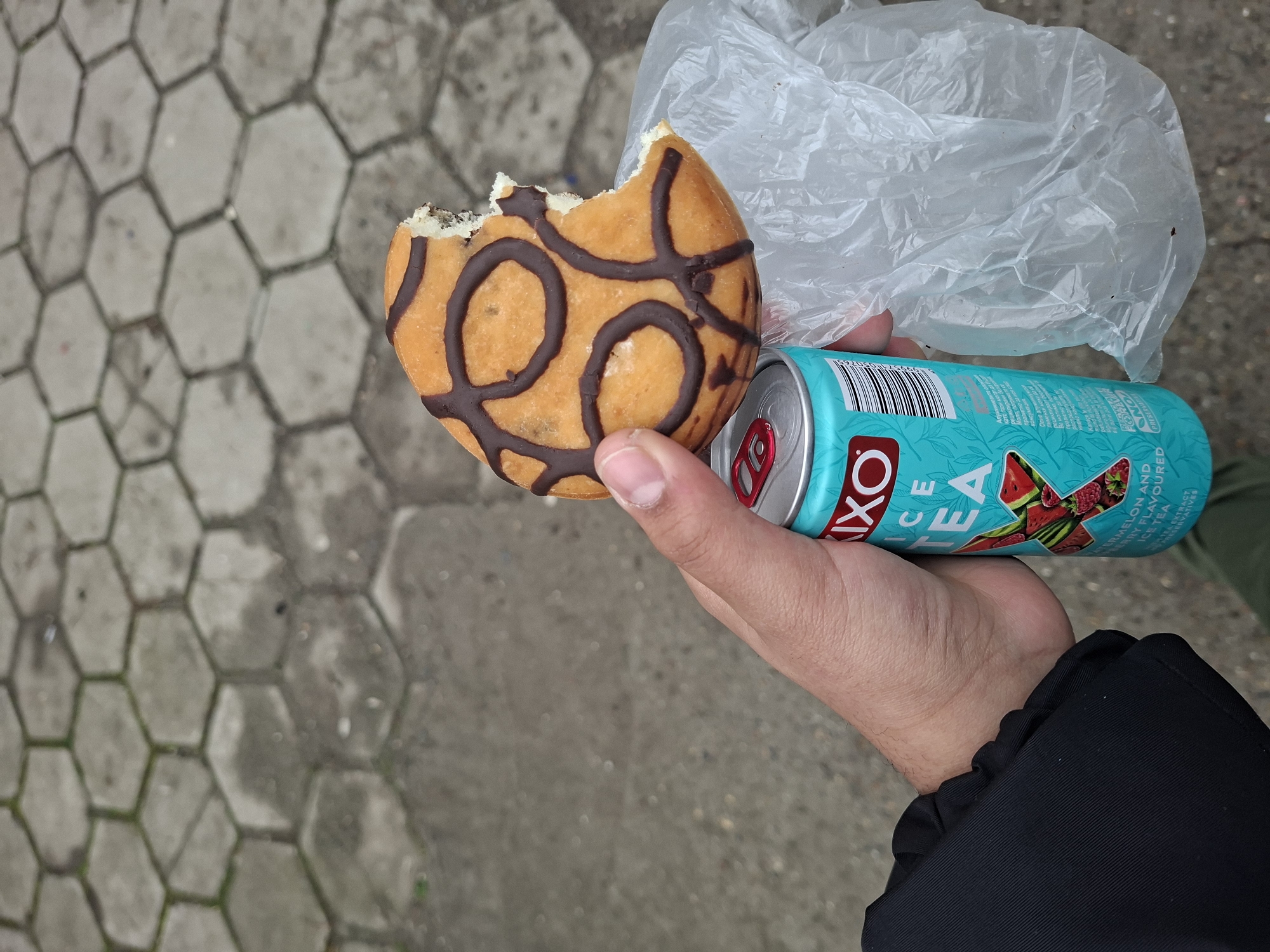 Morning snack moment captured in Iskar, Bulgaria