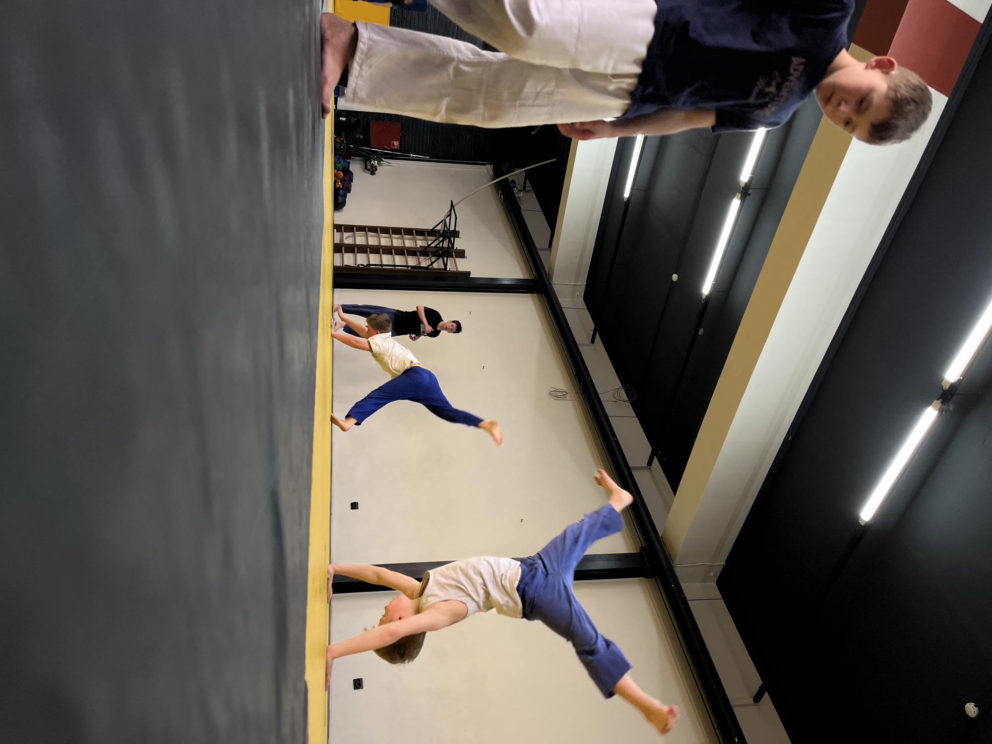 Martial arts training session documented at Krasnoyarsk facility