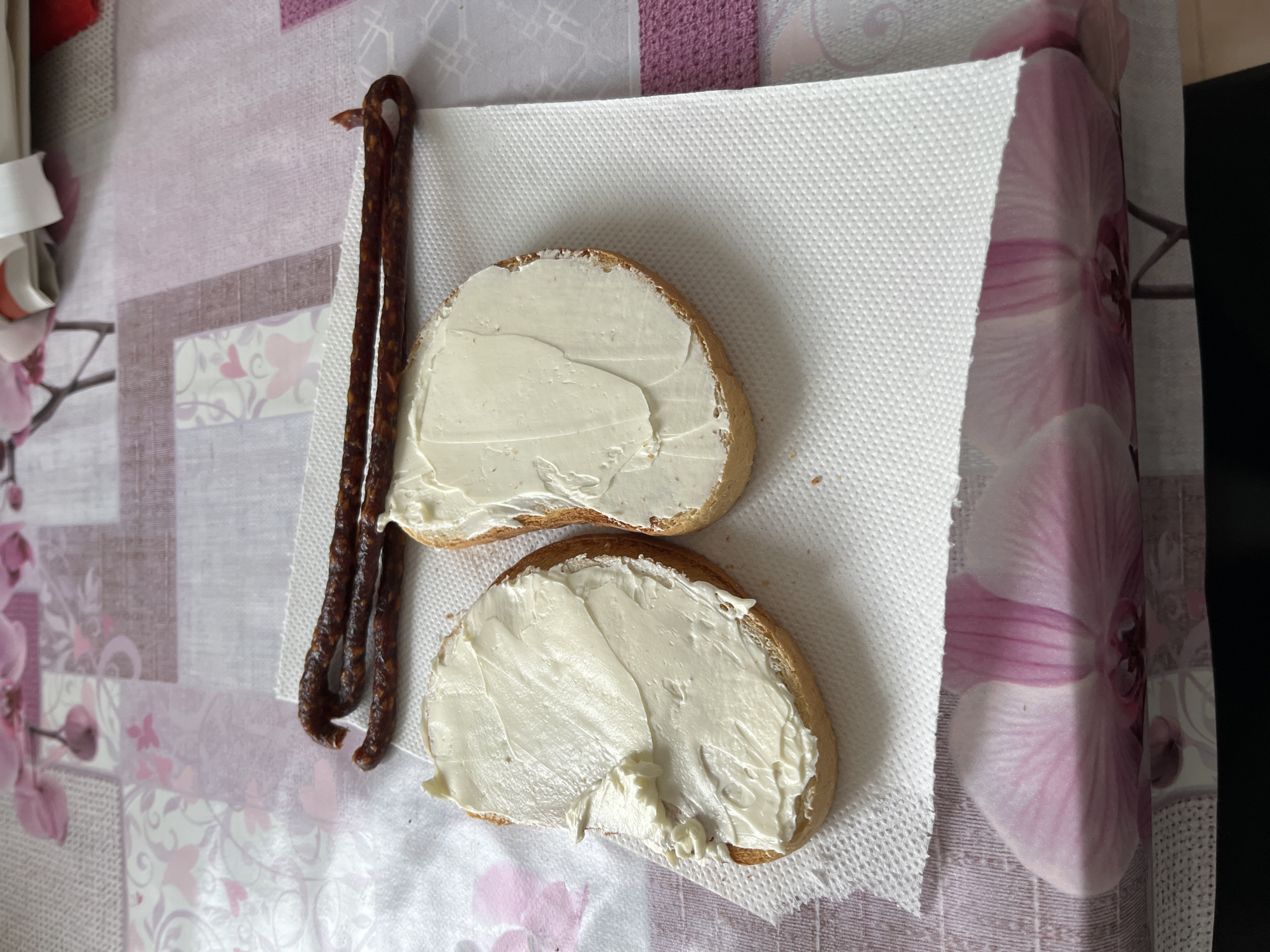 Morning breakfast preparation documented in Sopot, Bulgaria