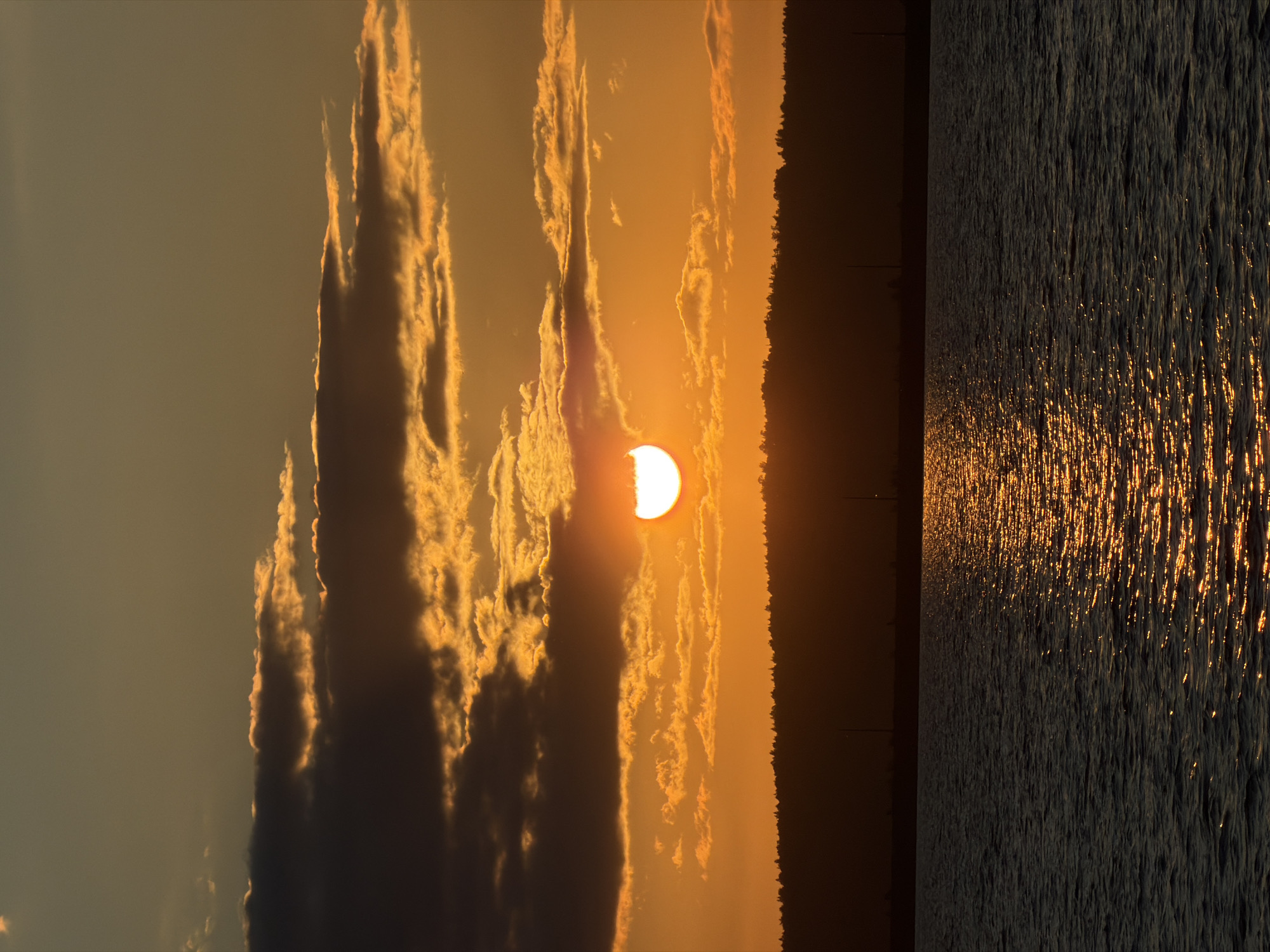Sunset watcher enjoys quiet moment by Kama River