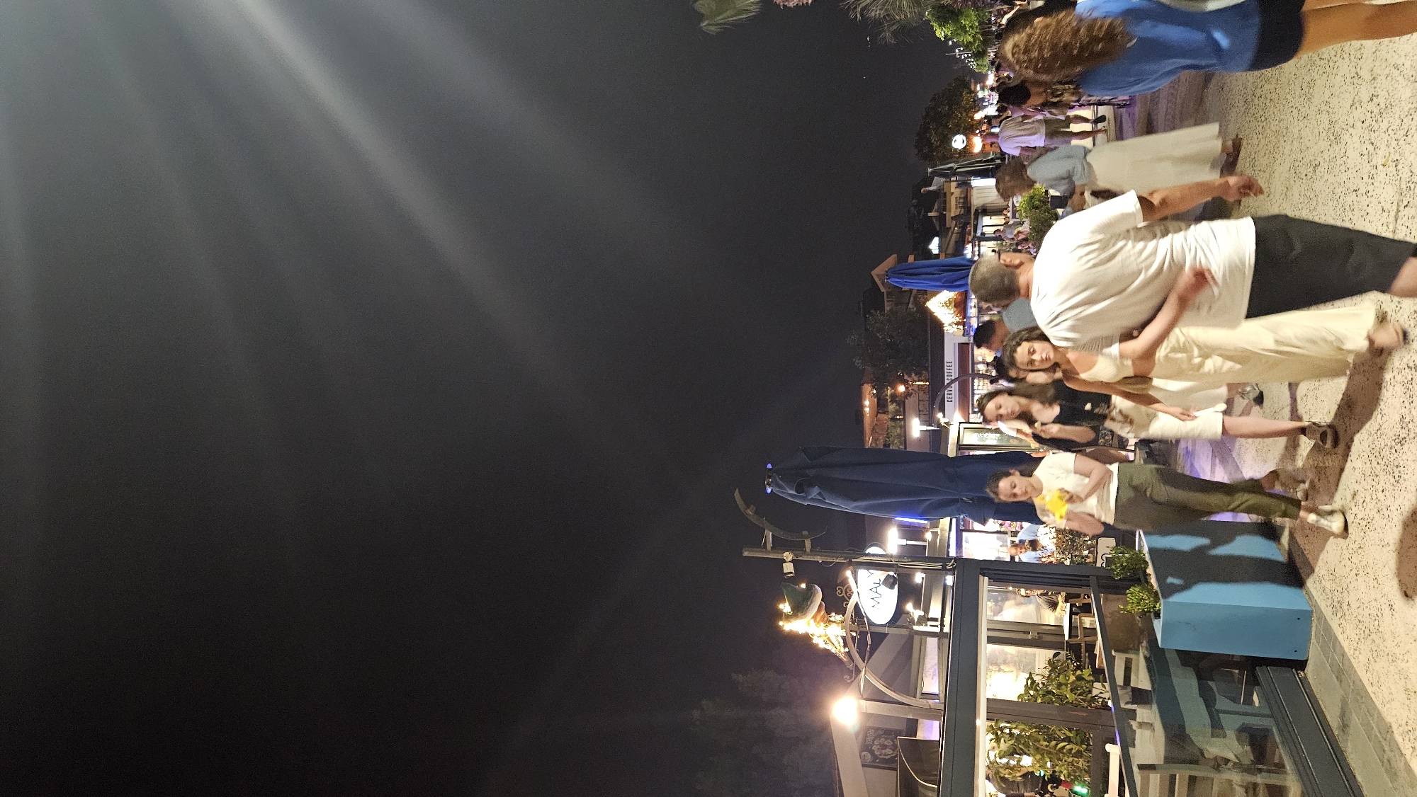 Fethiye's waterfront promenade buzzing on a summer night