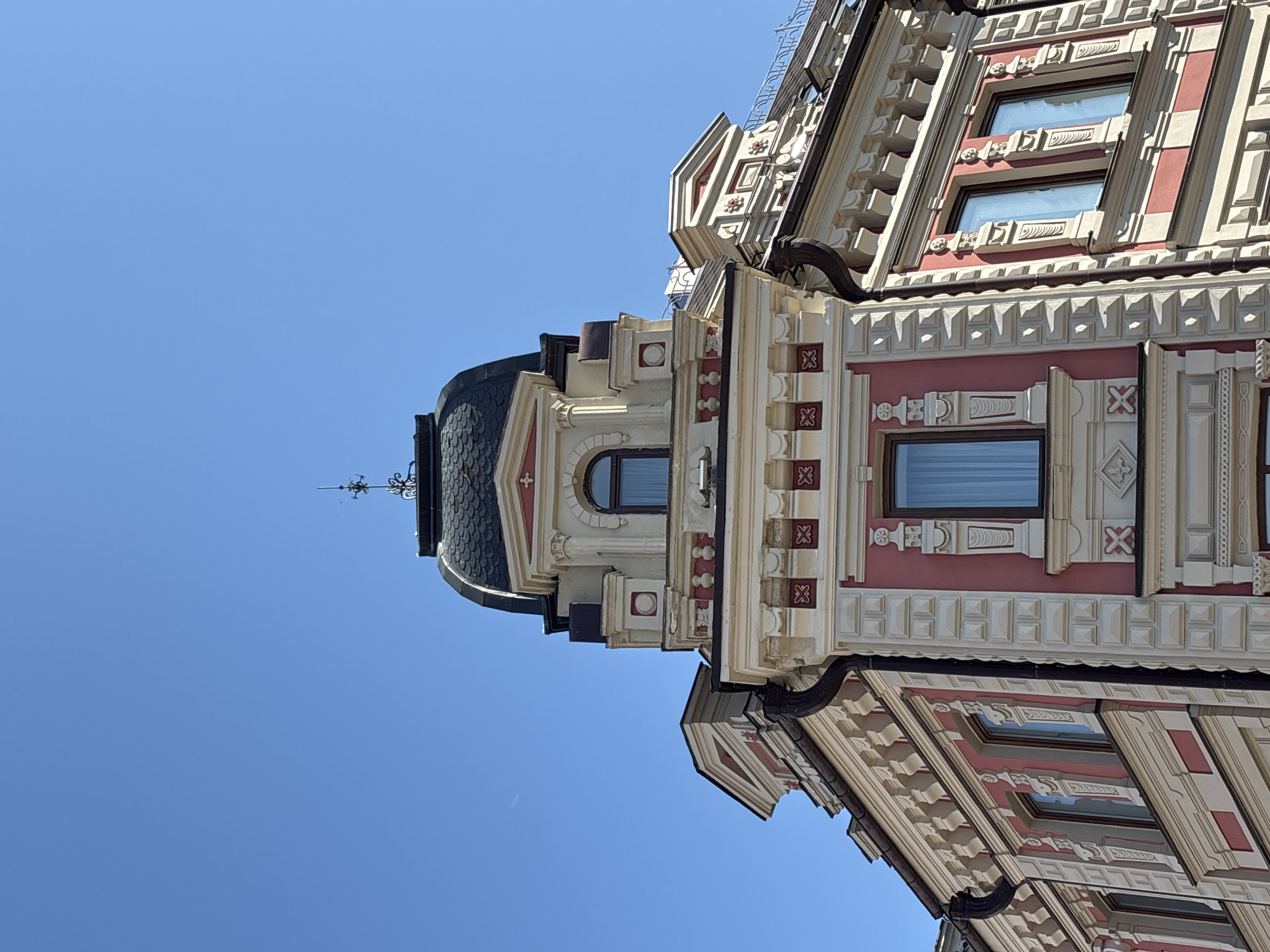 Kazan's historic city center landmarks on a sunny afternoon