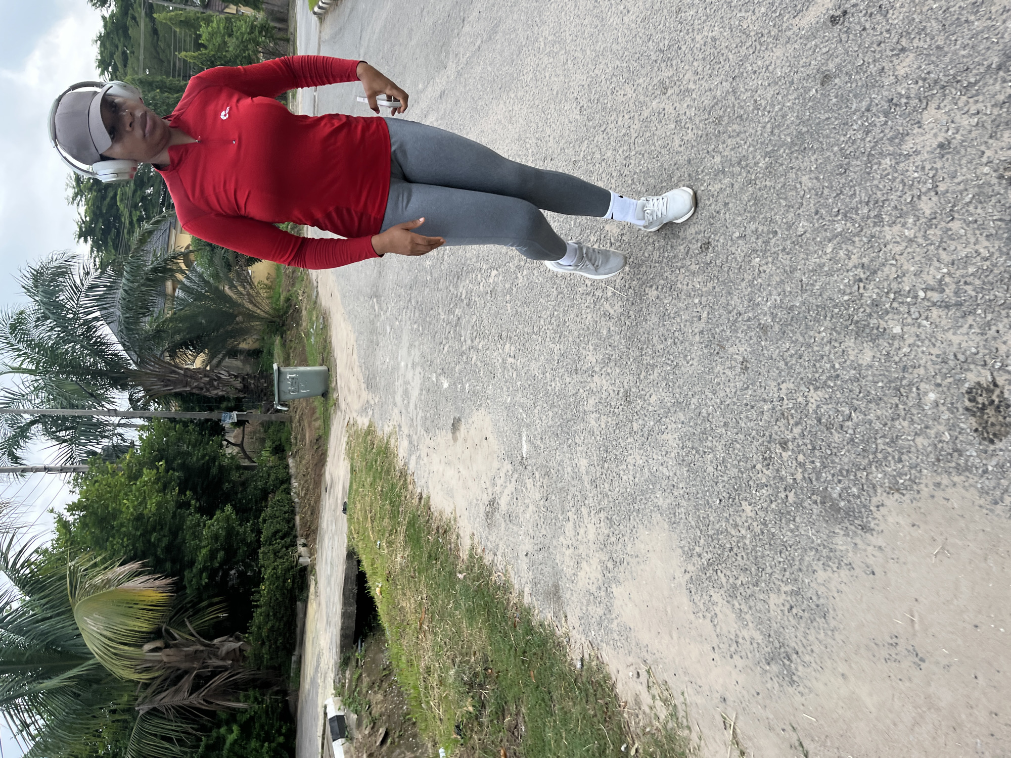Morning street scenes captured across residential Abuja neighborhoods