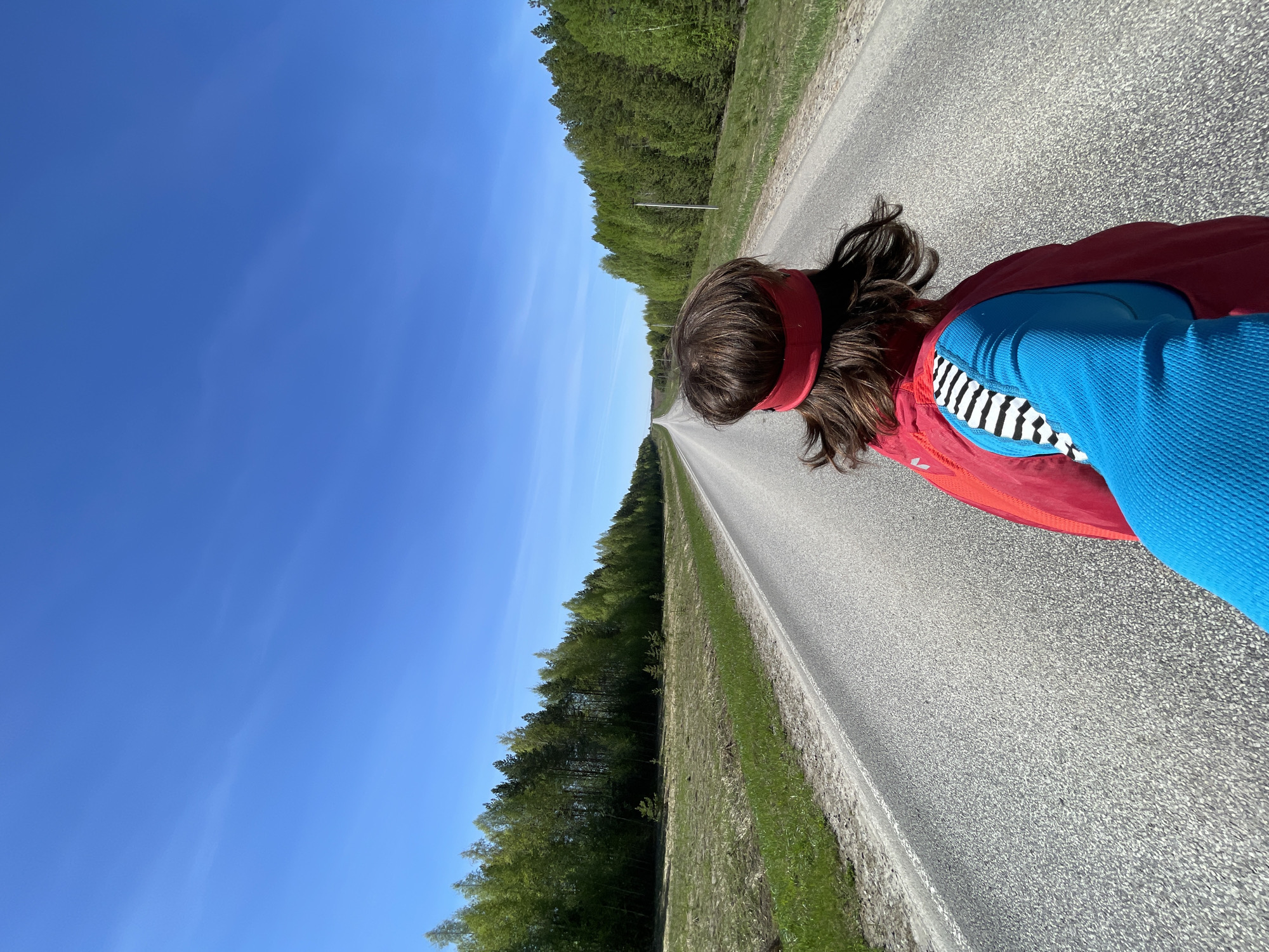 Person in distinctive clothing observed on road in Перевозное
