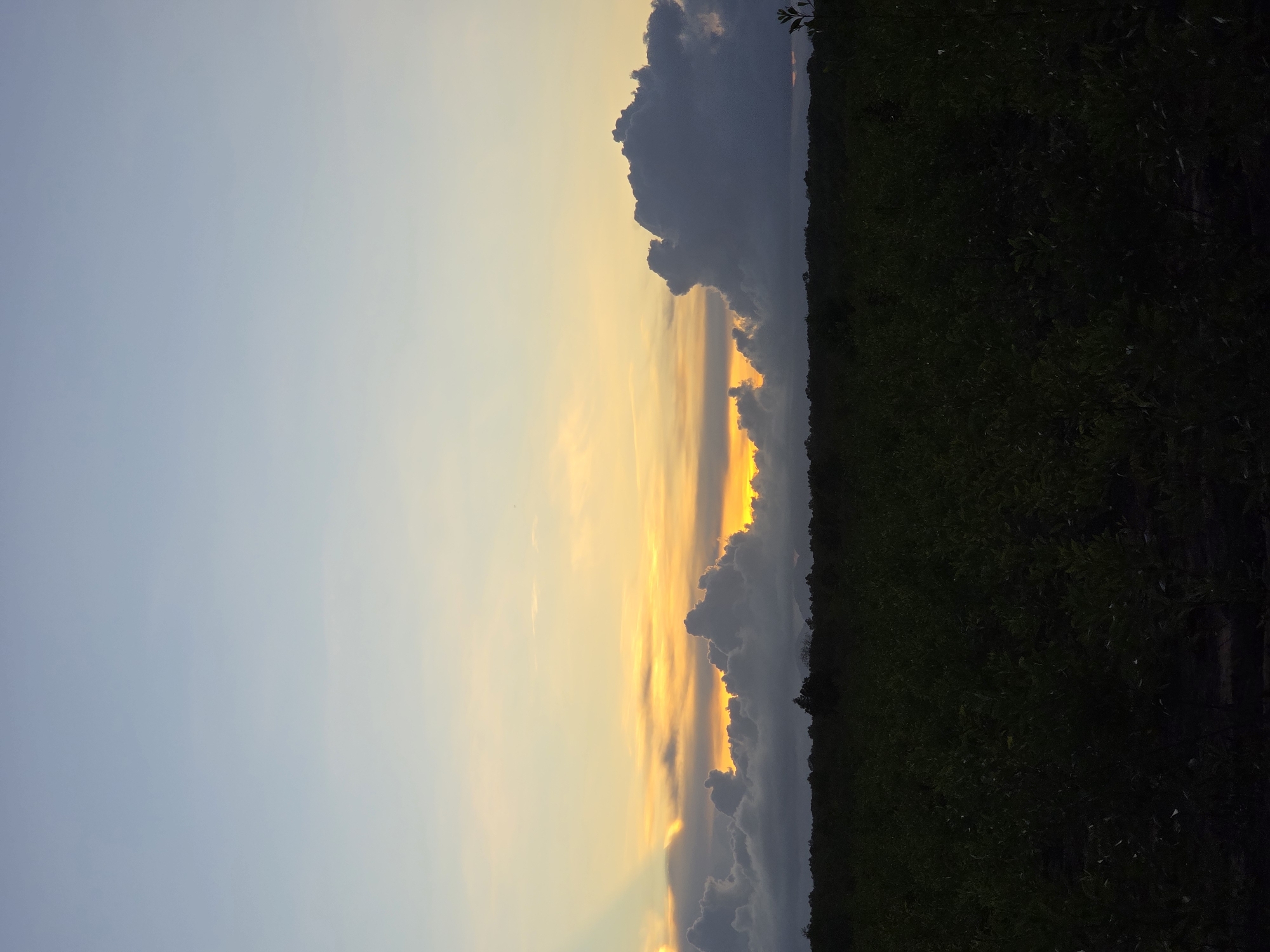 Sunset observed over Mui Ne landscape, Vietnam