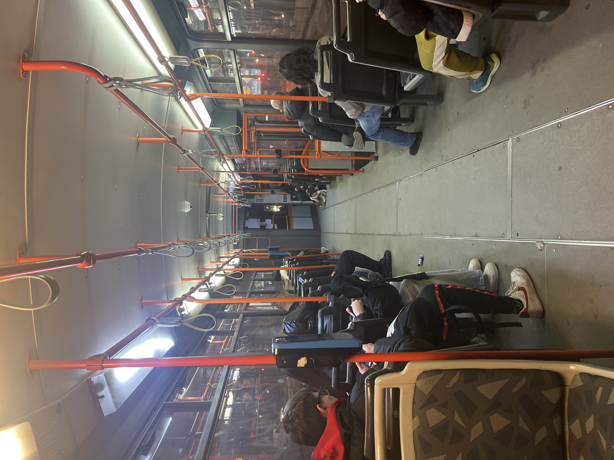 Evening commute and cinema scenes captured in Sofia
