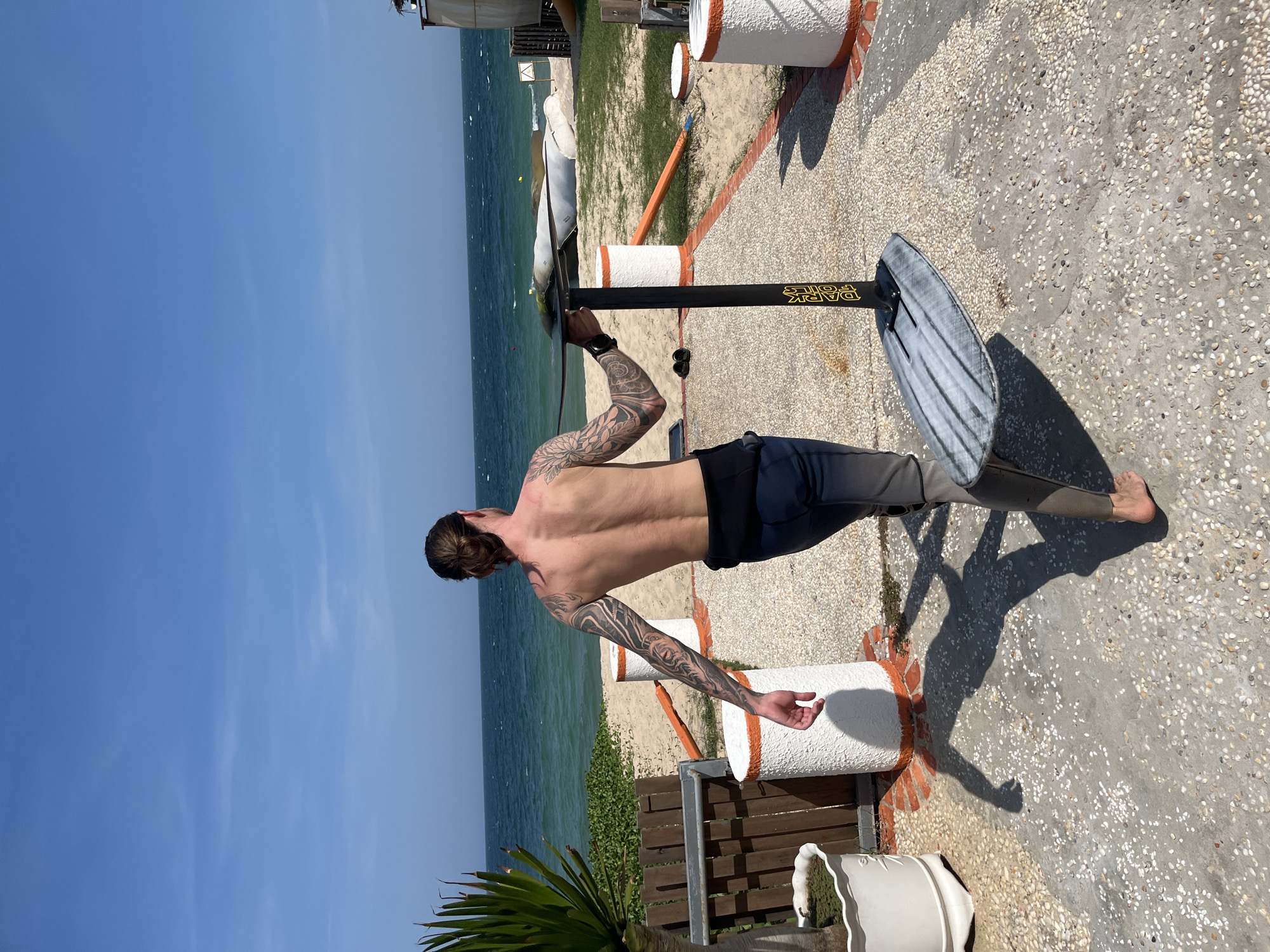 Kitesurfing morning at a Phan Thiết beach resort