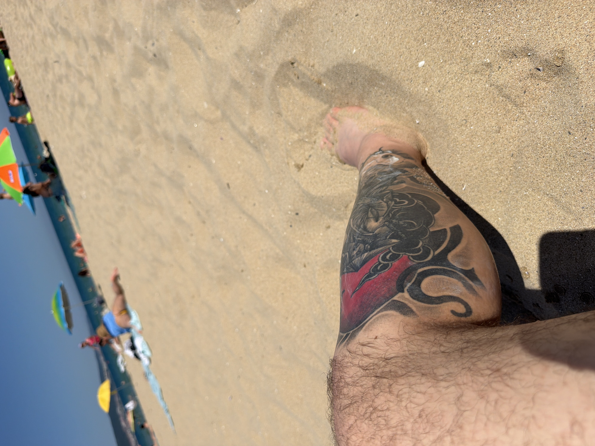 Lazy beach afternoon in Nesebar, Bulgaria