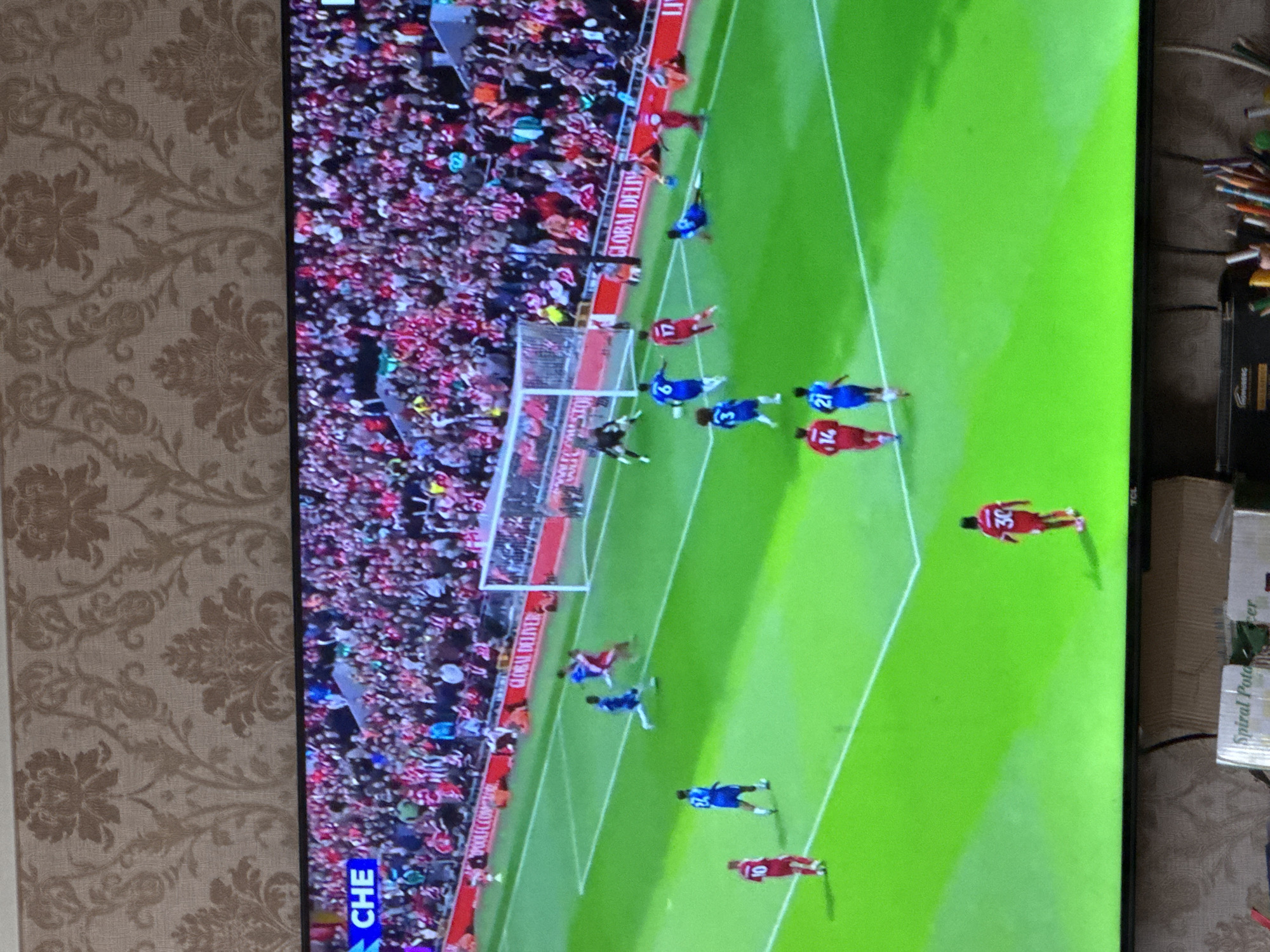Liverpool-Chelsea match watched on TV in Yerevan during stoppage time