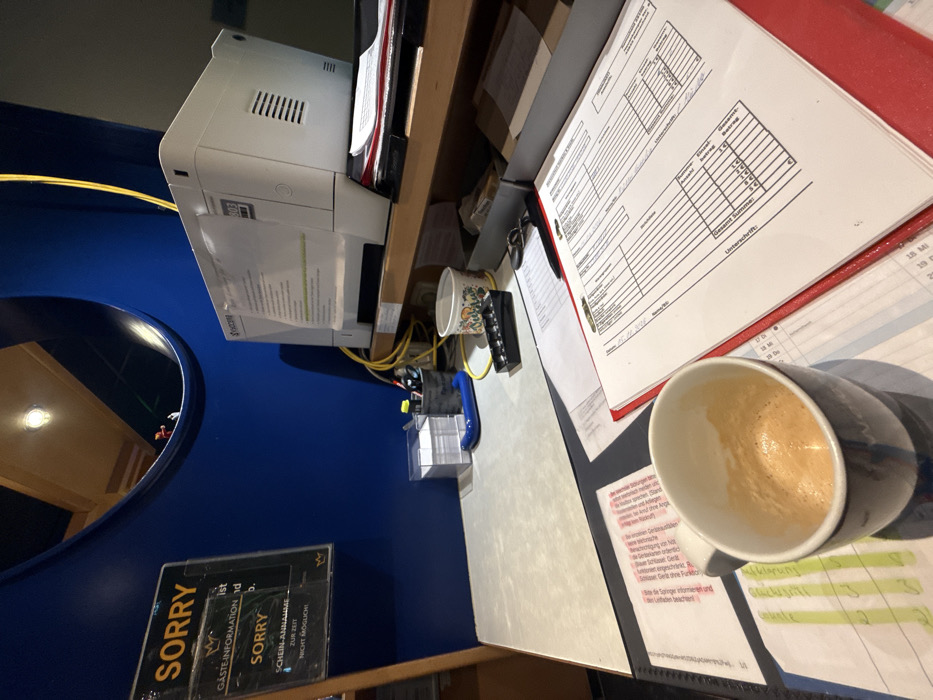 Workstation documented in Remscheid commercial facility