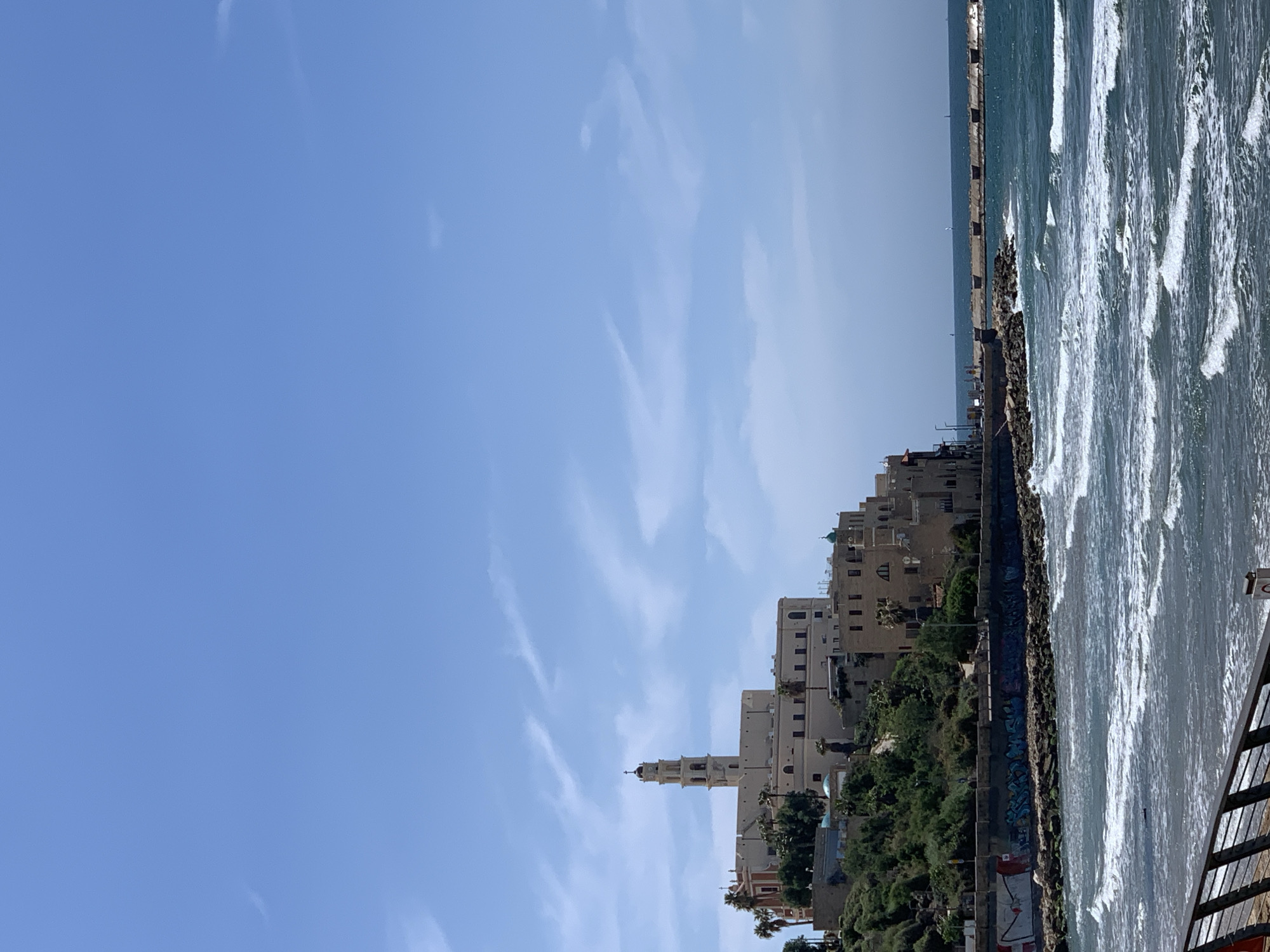 Beach activities observed along Tel Aviv coastline Tuesday morning
