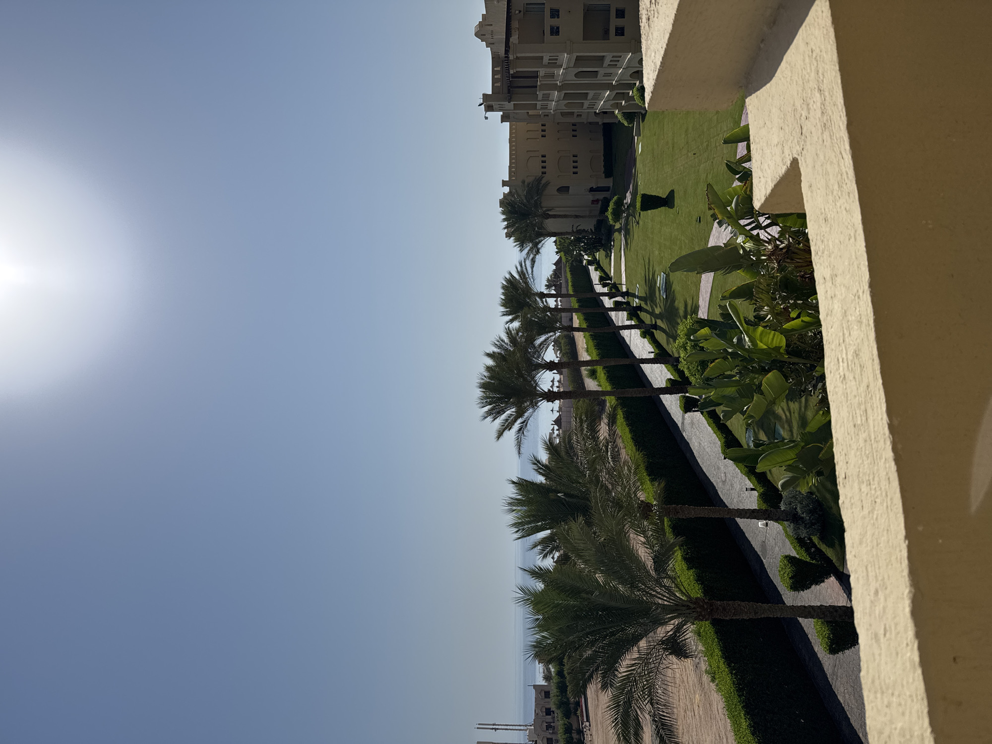 Morning at a Rixos Red Sea resort, Egypt