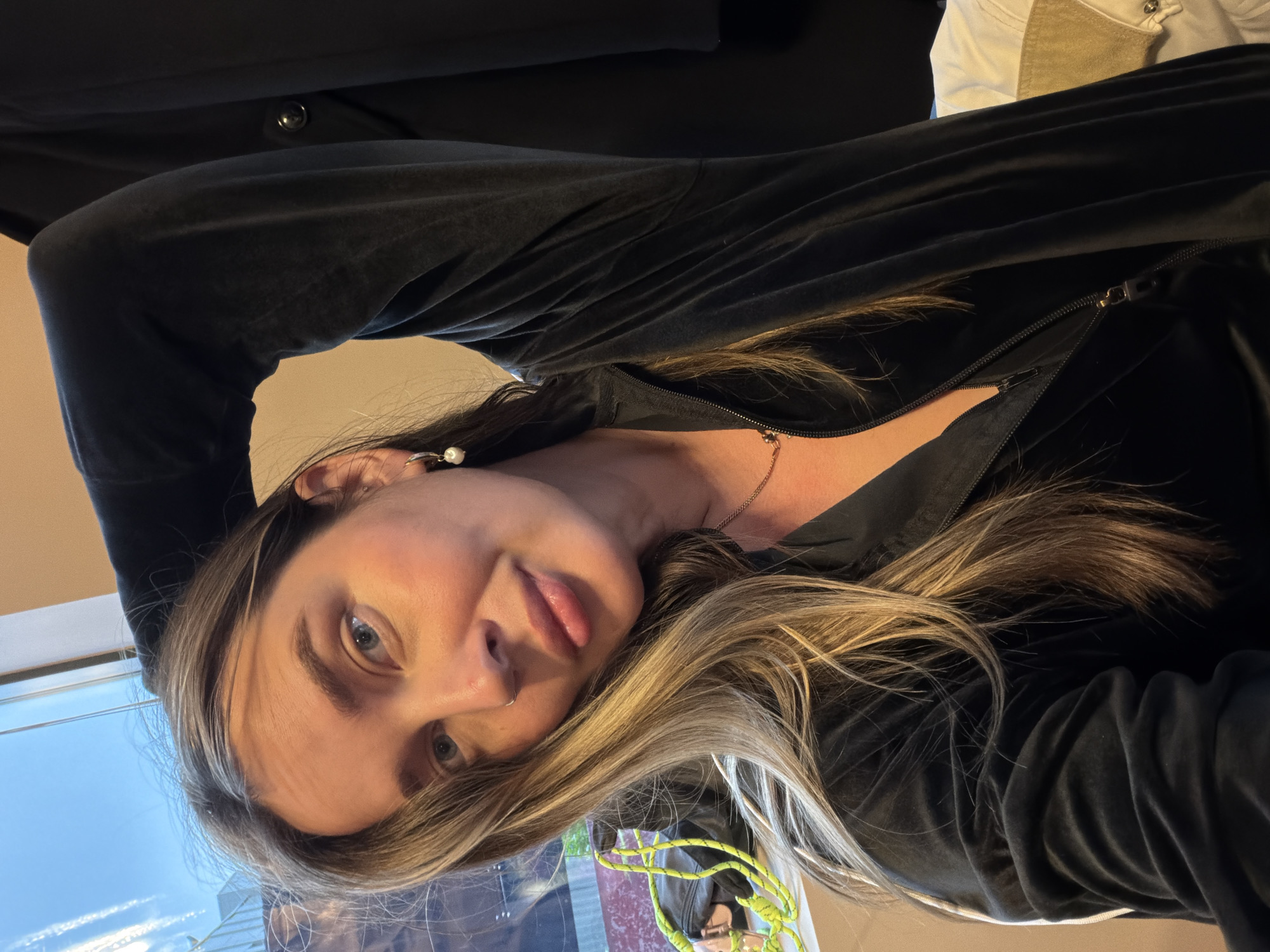 Woman takes selfie in Moscow