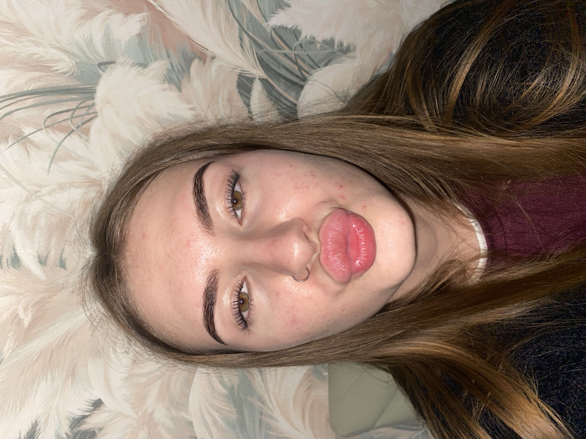 Portrait session captures young woman in multiple rotated angles