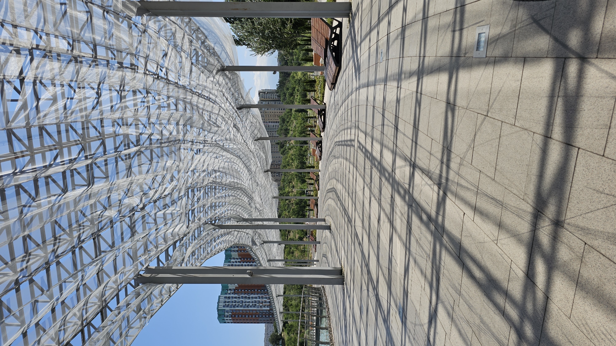 Morning stroll around Almaty's lakeside promenade and surrounding streets