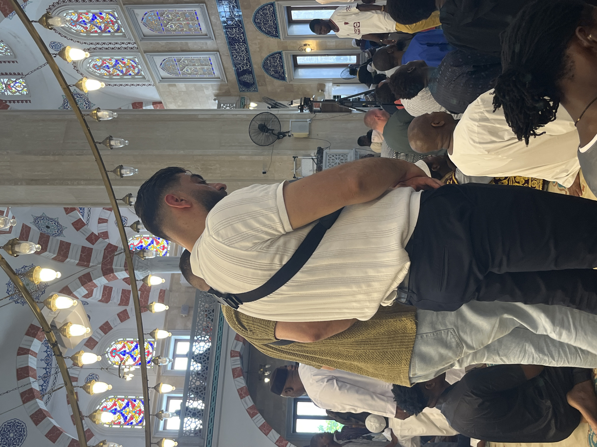 Congregational prayer observed at Accra mosque during daytime service