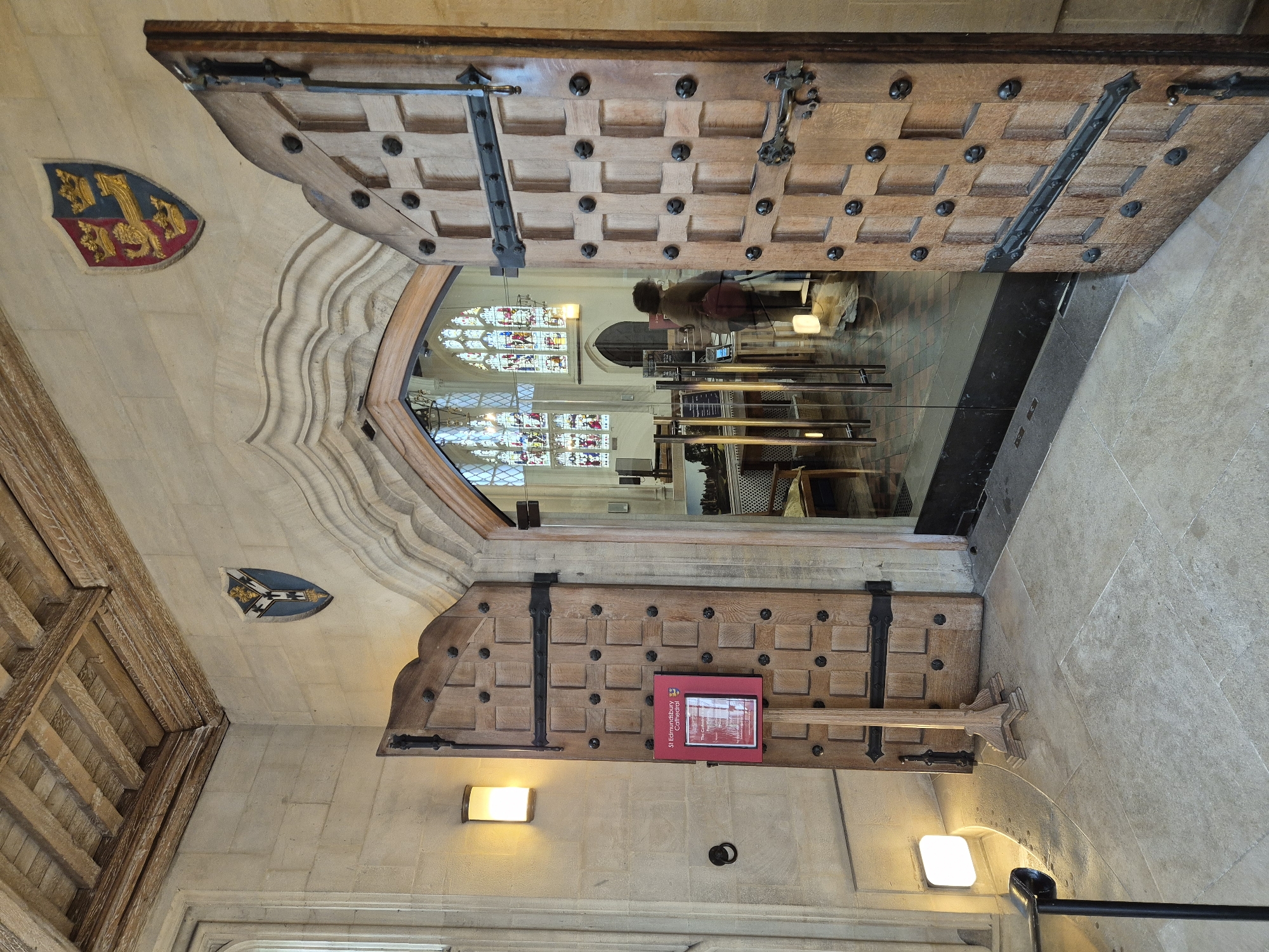 Visitor documents St Edmundsbury Cathedral tour in Bury St Edmunds