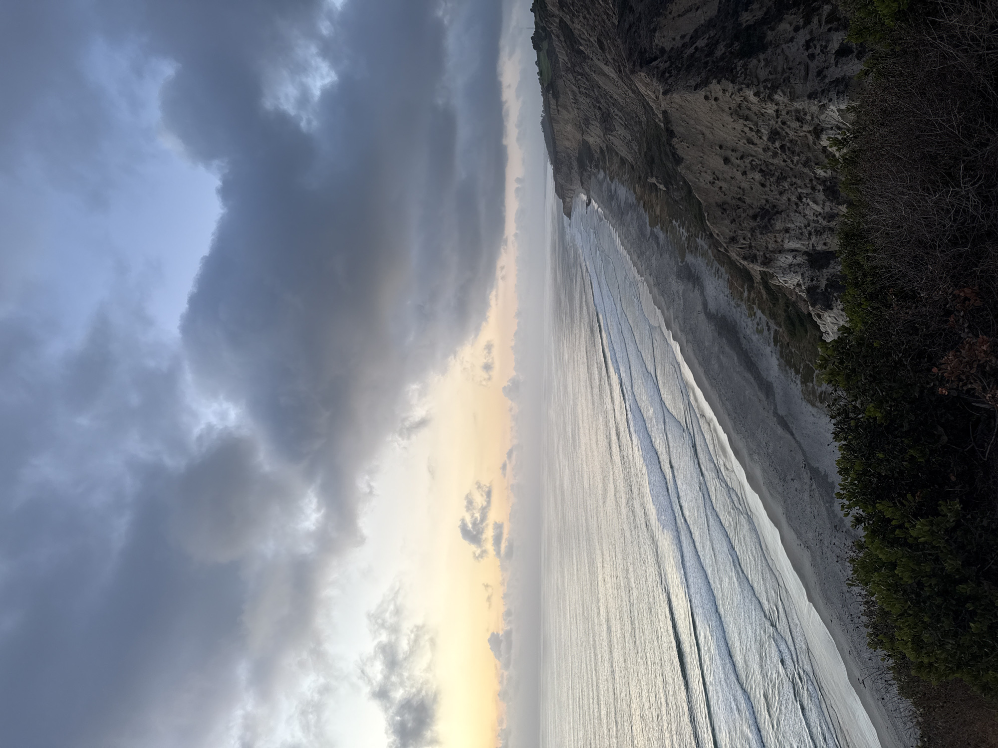 Dawn scenes captured at Torrey Pines beach, San Diego