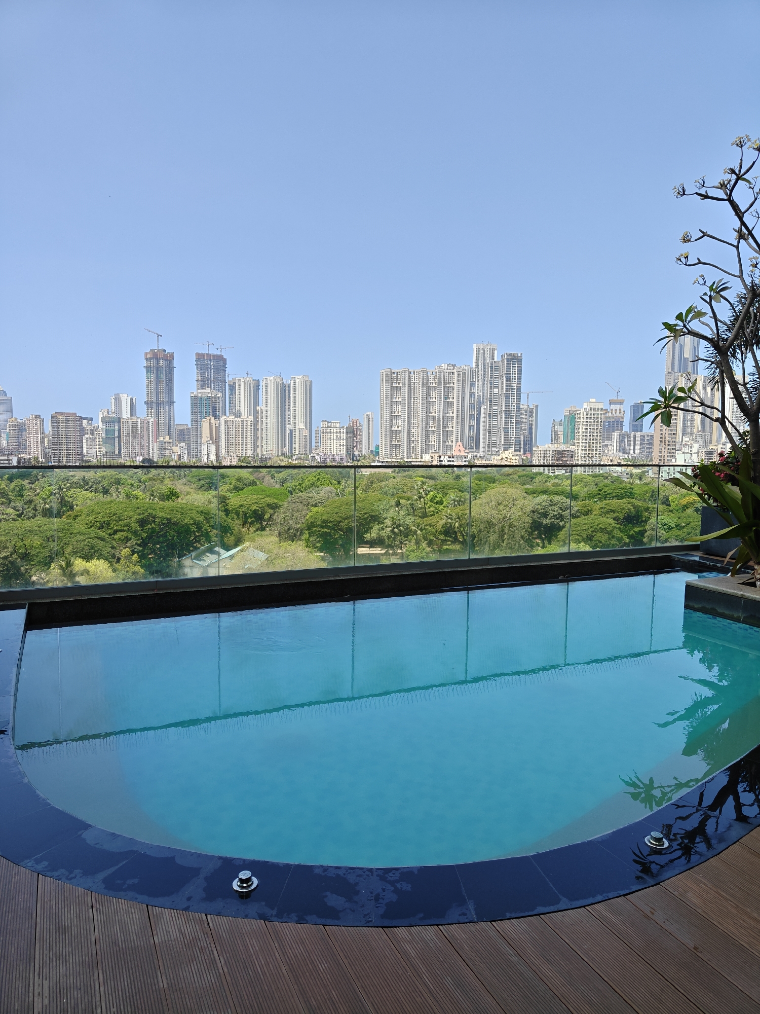 Rooftop pool with cityscape views spotted in Mumbai