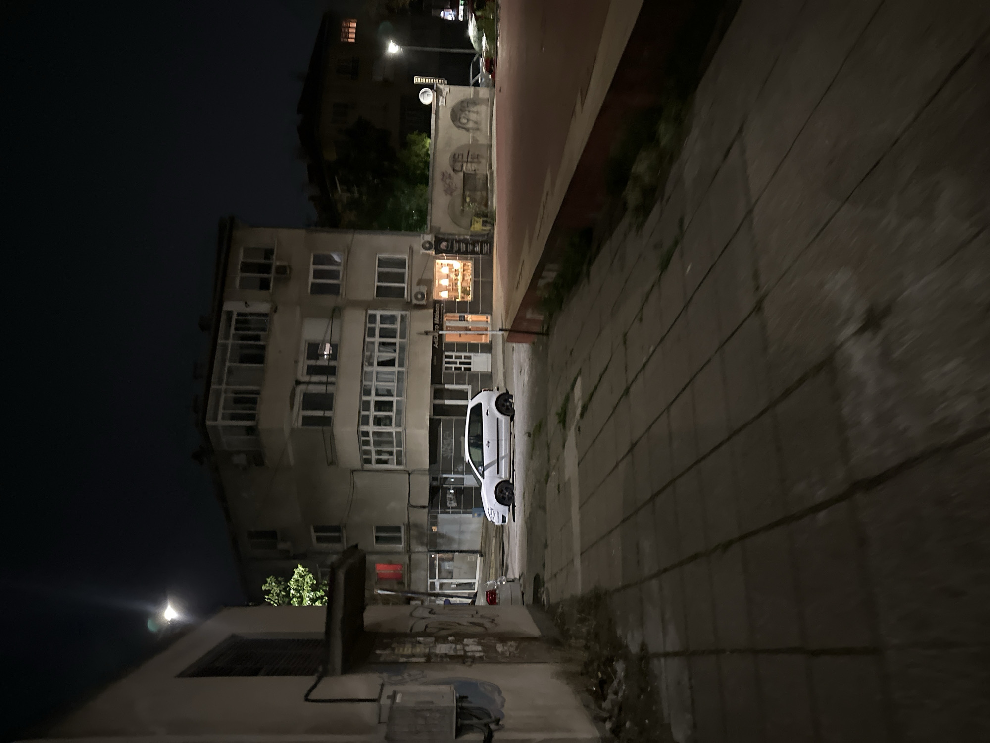 Rainy evening scenes documented across Ruse, Bulgaria streets