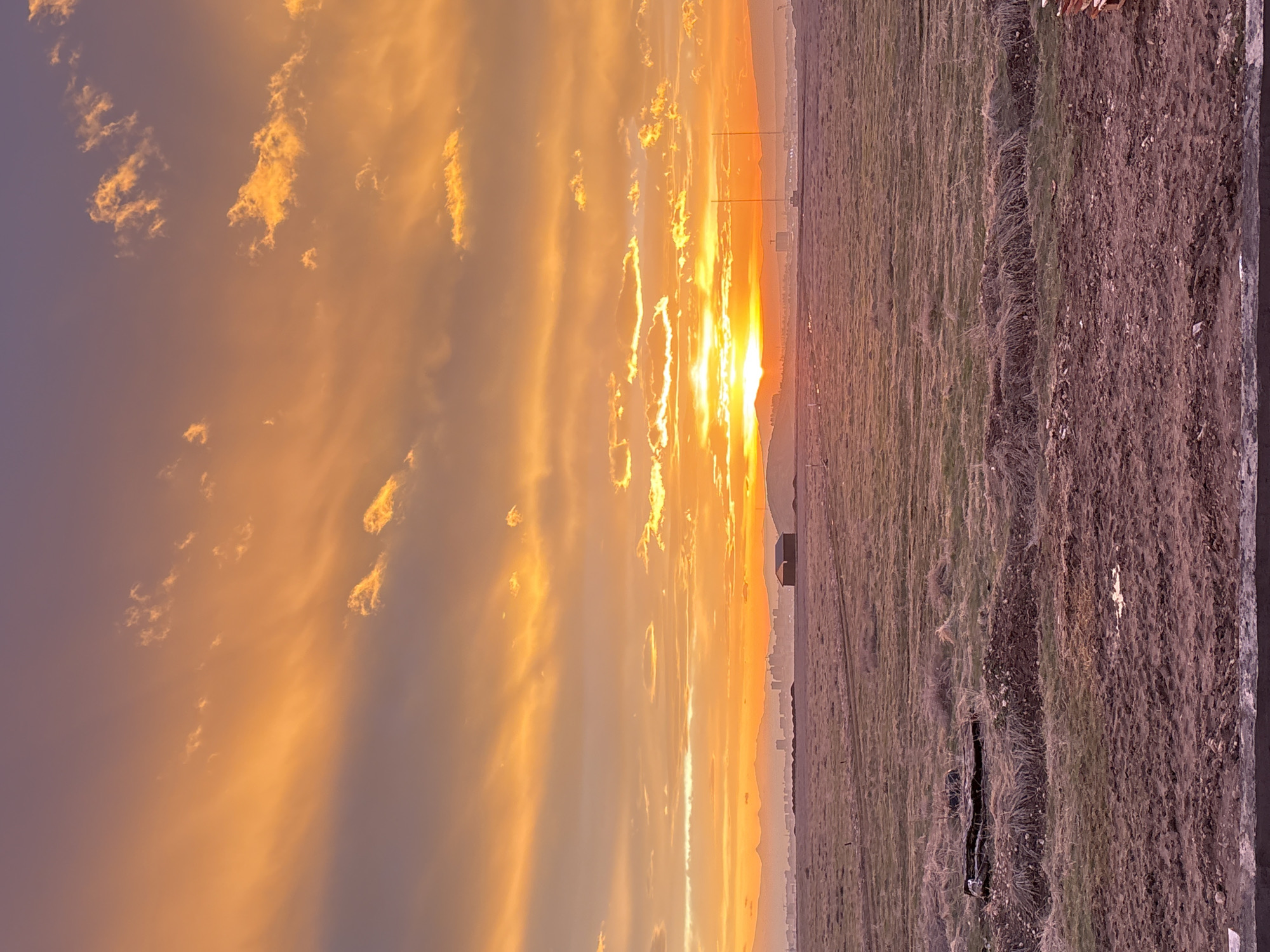 Sunset captured over Armenian landscape from Mayakovski