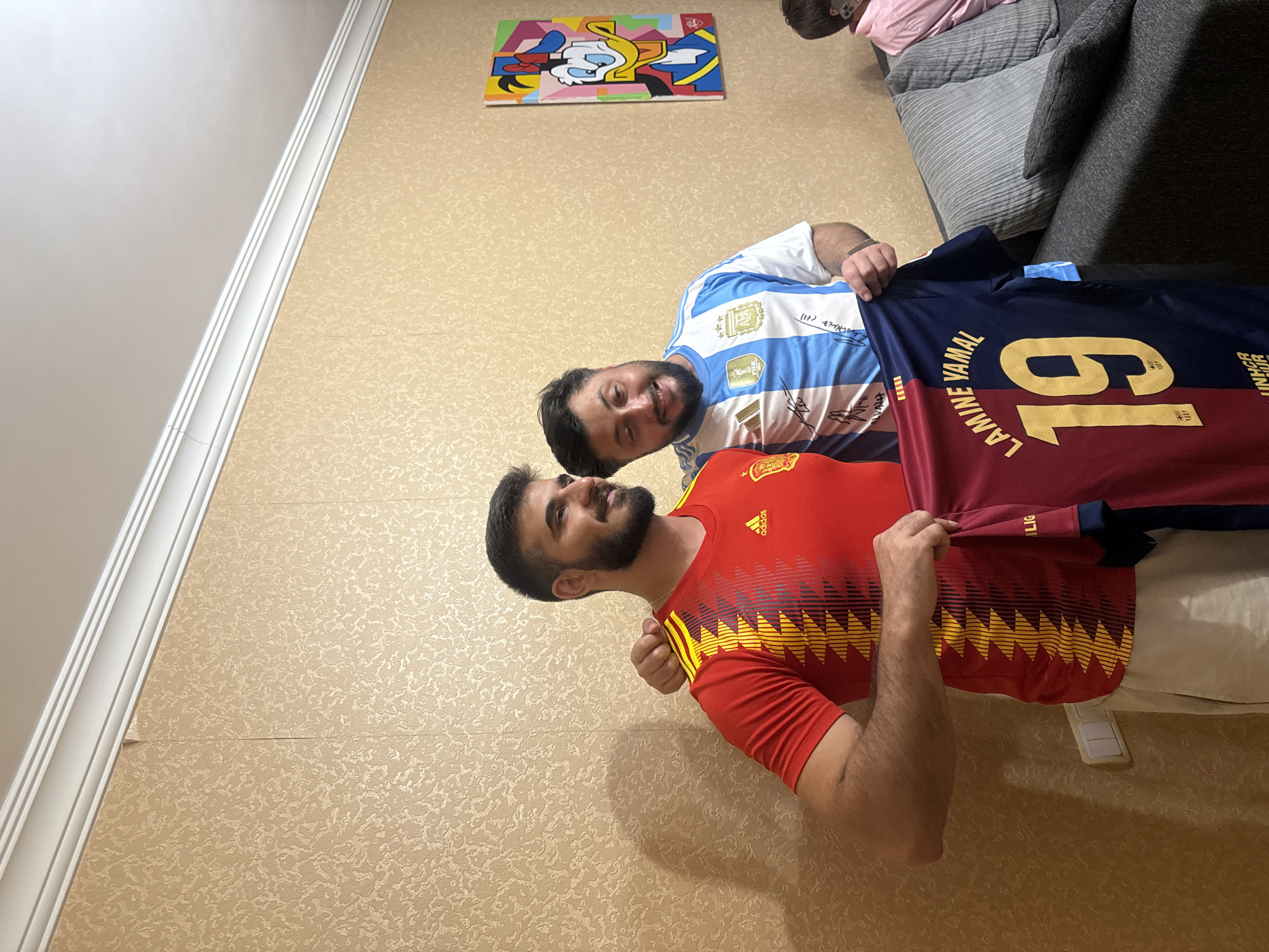 World Cup watch party in Yerevan, jerseys and all