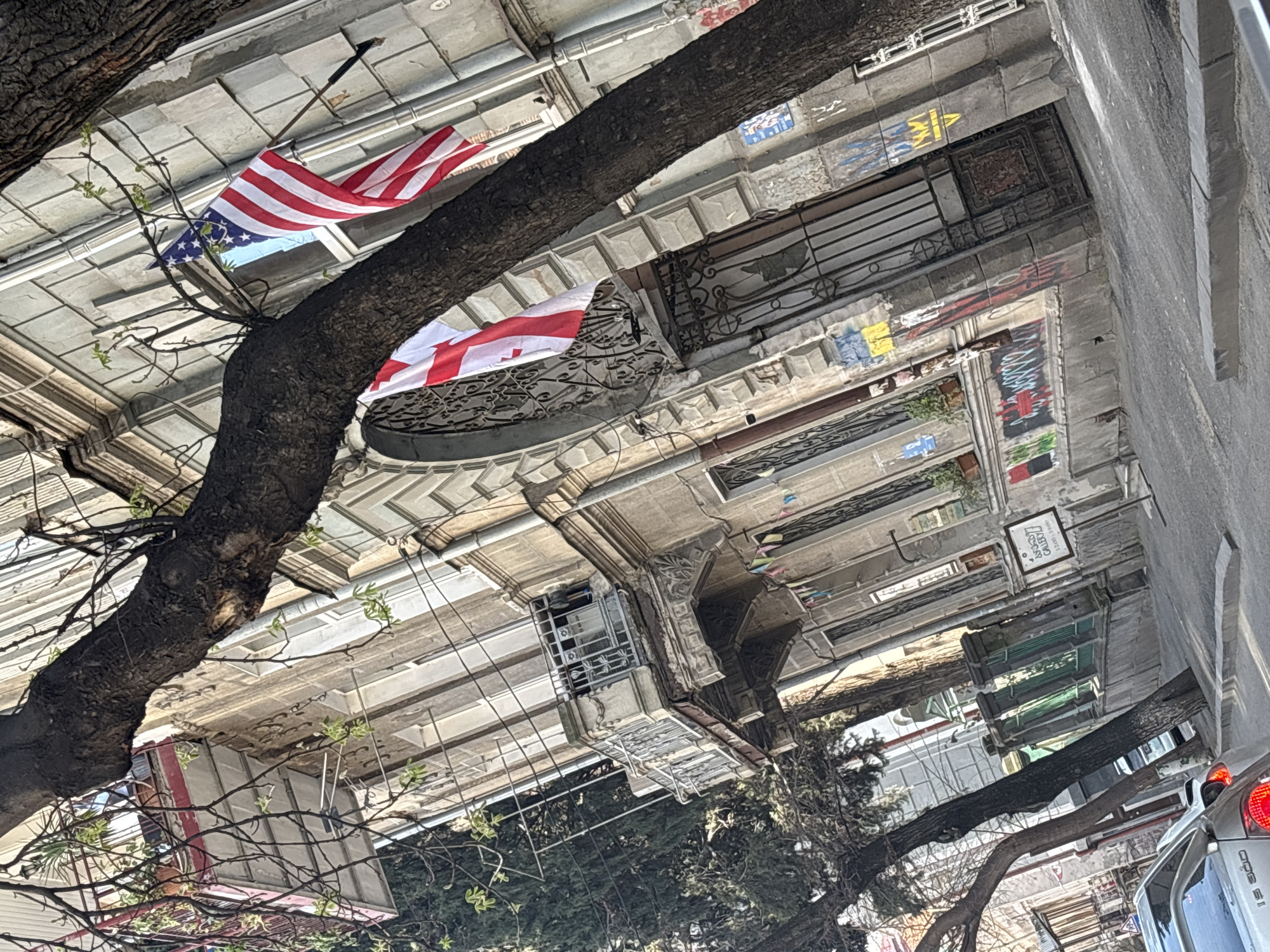 Historic Tbilisi architecture and street scenes documented by witness