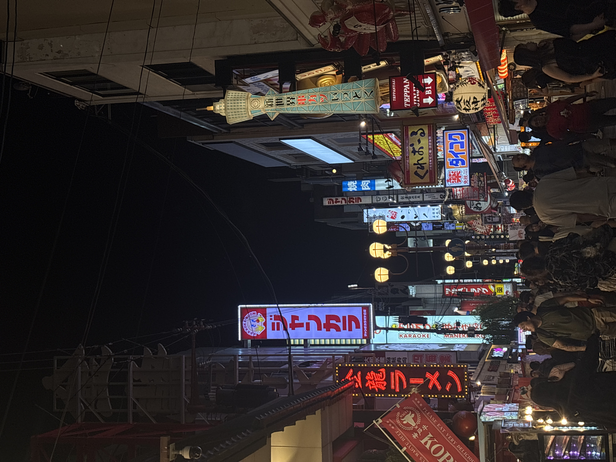 Witness documents Osaka street food districts and restaurant scenes