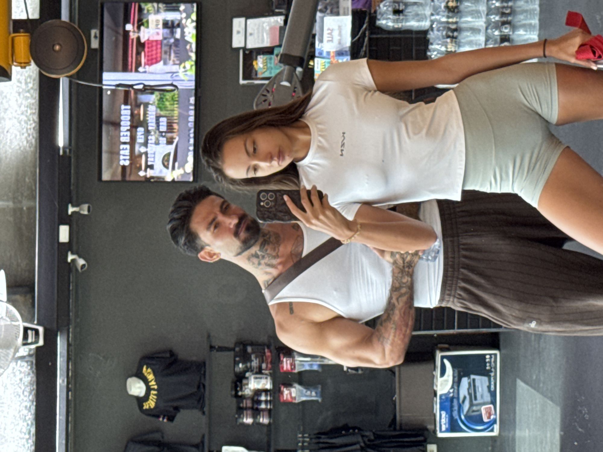 Gym selfies and cement truck footage captured in Chalong