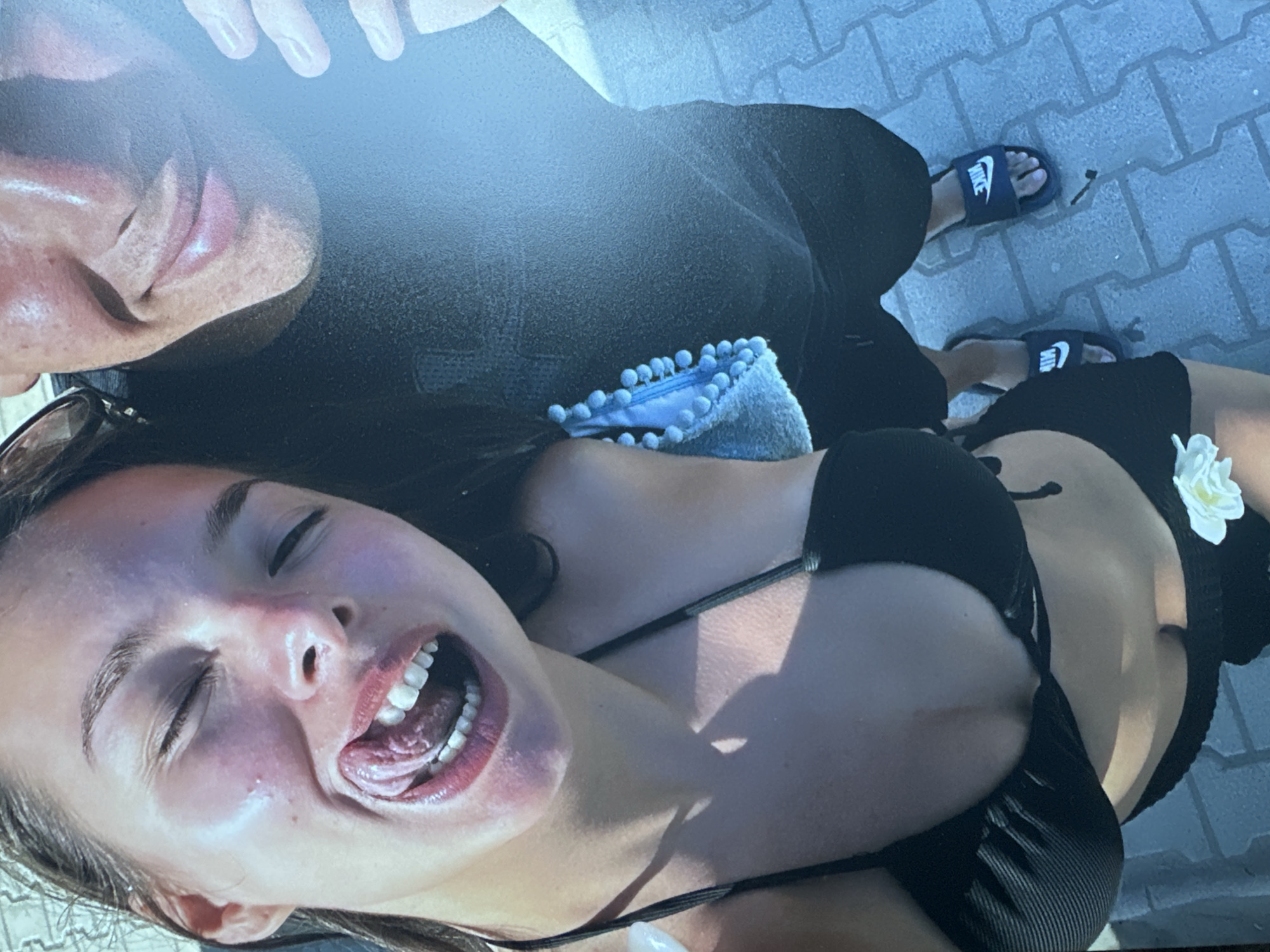 Couple's afternoon hangout in Sofia with poolside selfies