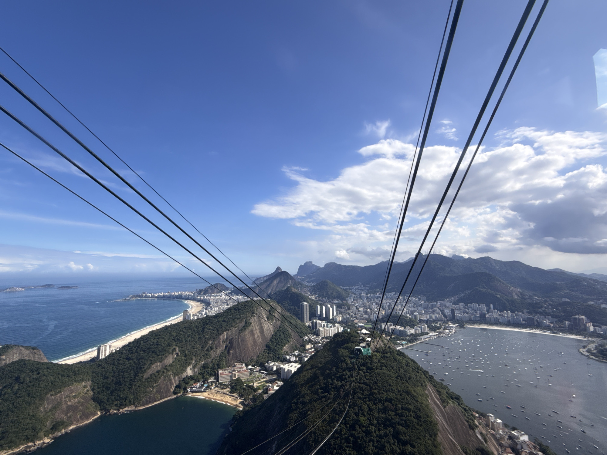 Panoramic views captured of Rio de Janeiro from elevated perspectives