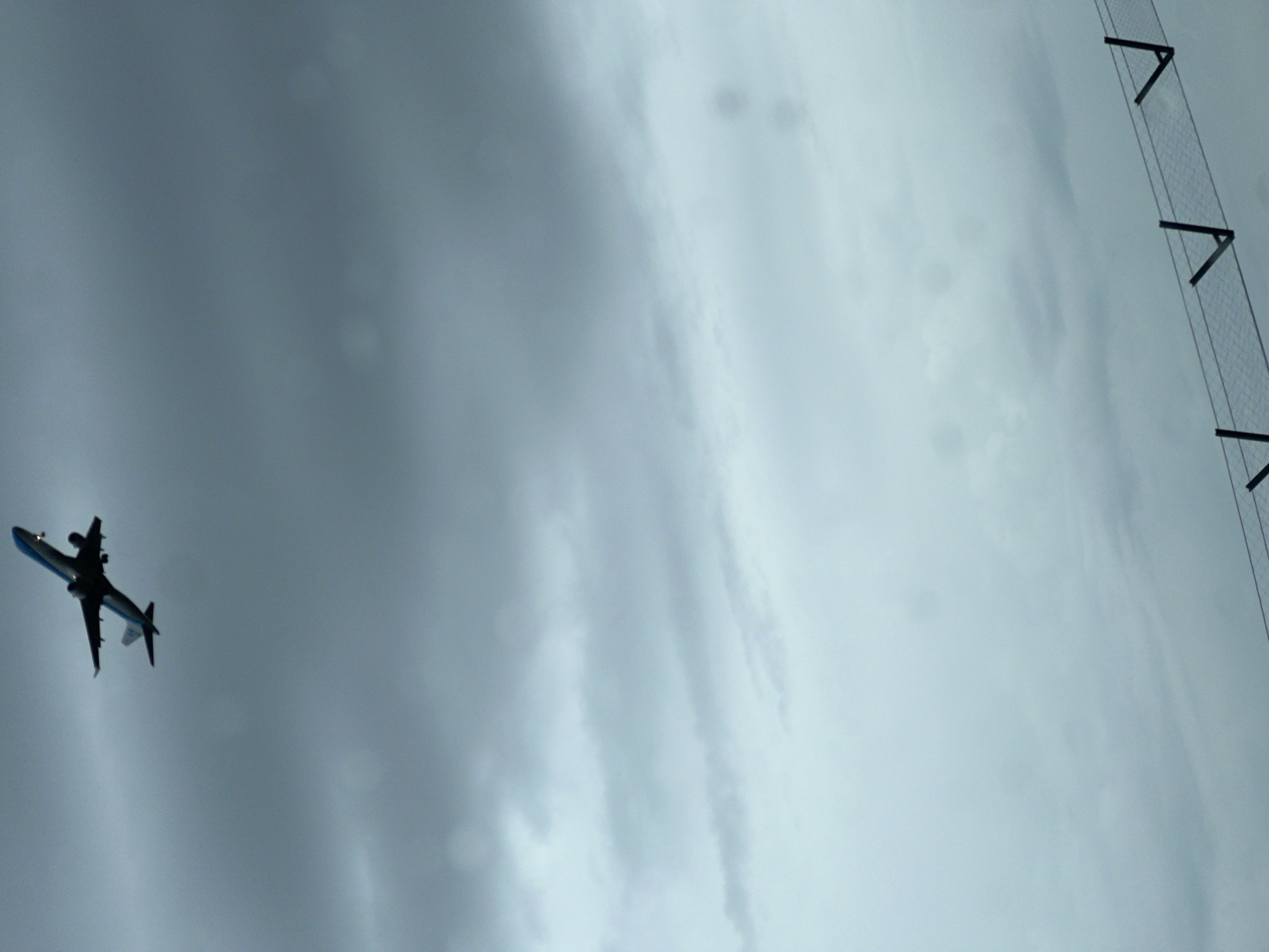 Aircraft spotted over Broadland under gray skies
