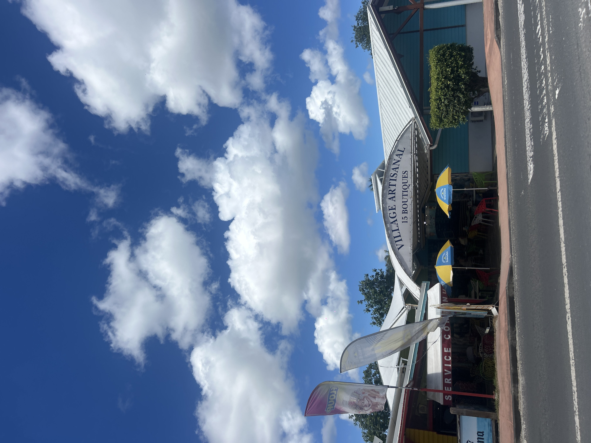 Tourist scenes captured in Sainte-Anne, Guadeloupe beach town